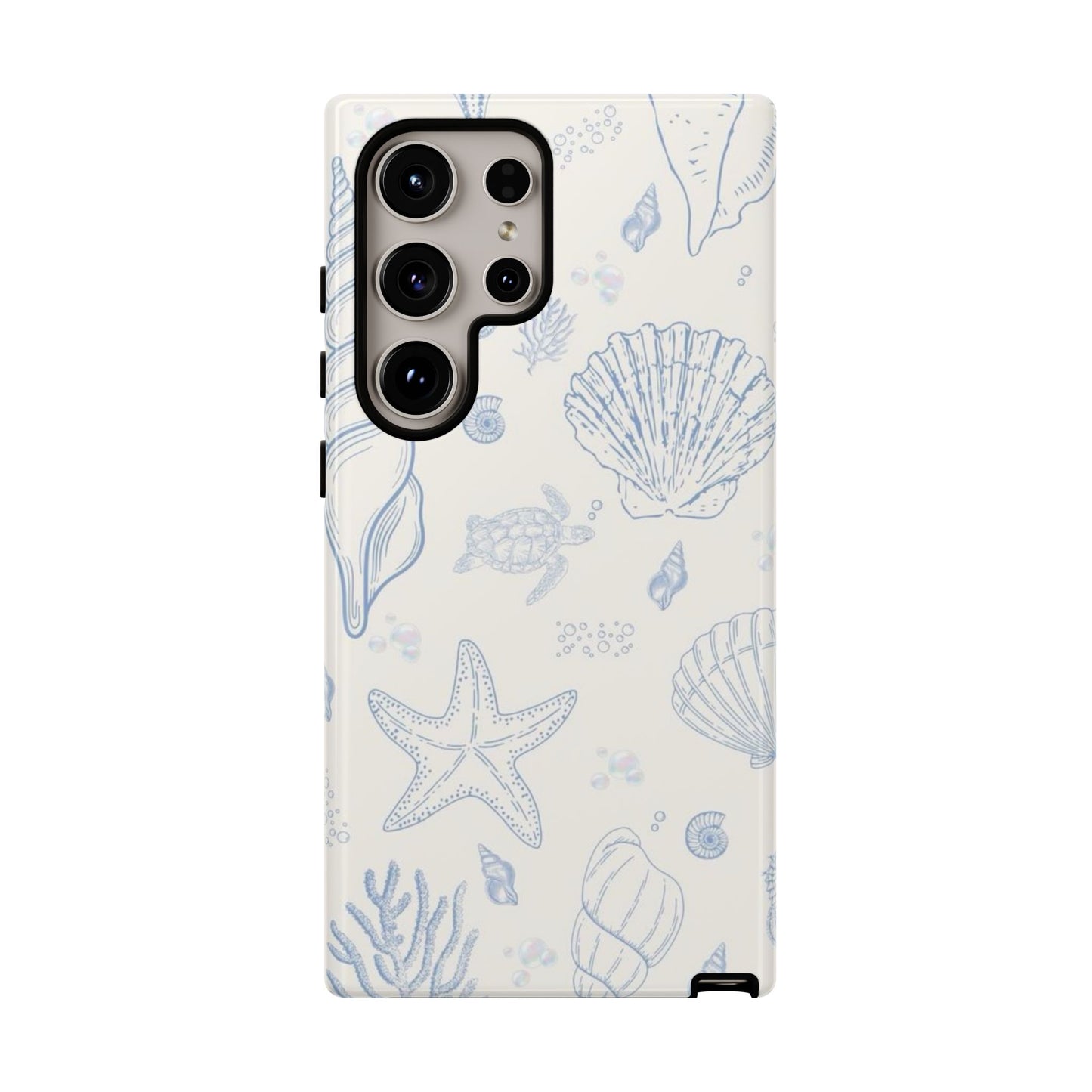 Blue Coastal Coral iPhone Case