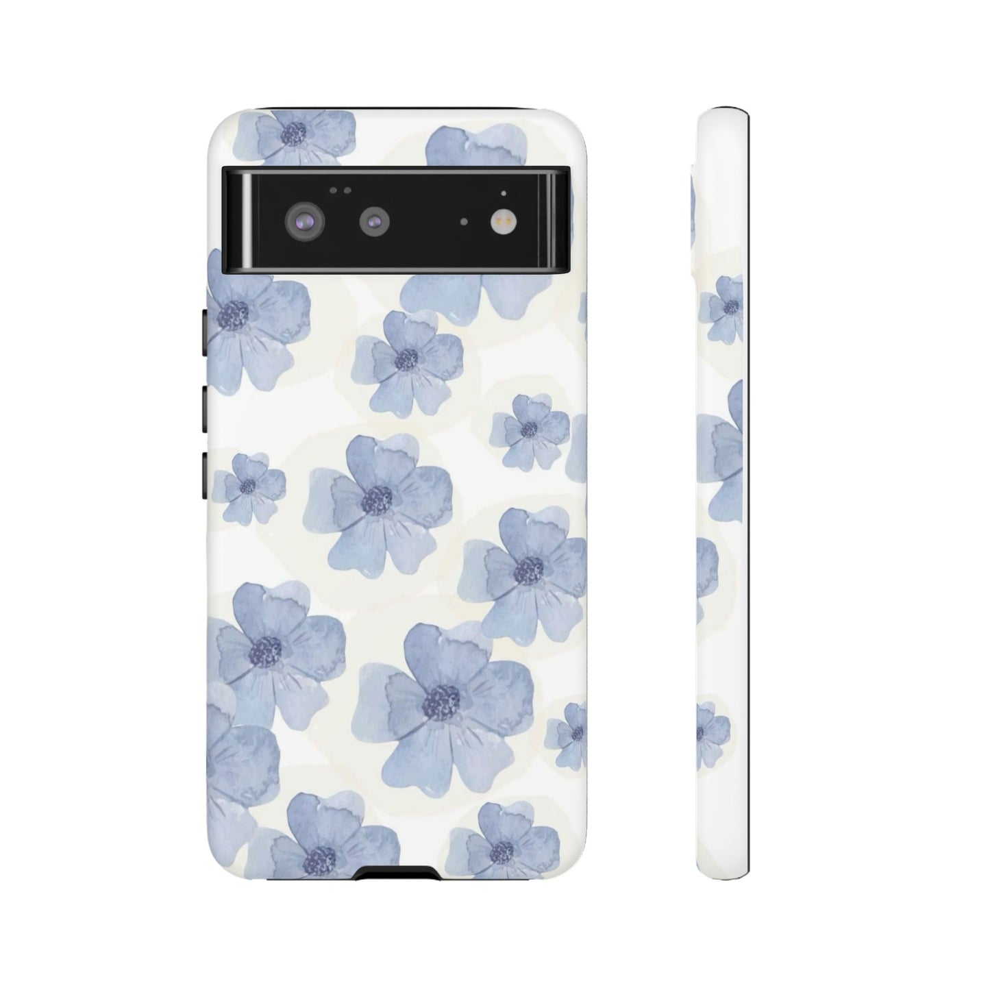 Blue Watercolor Flower iPhone Case