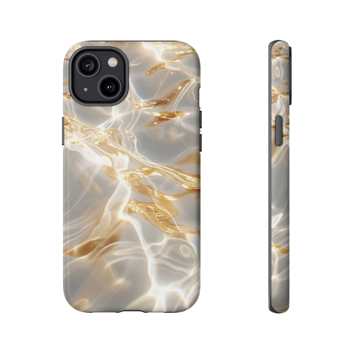 Golden Wave iPhone Case