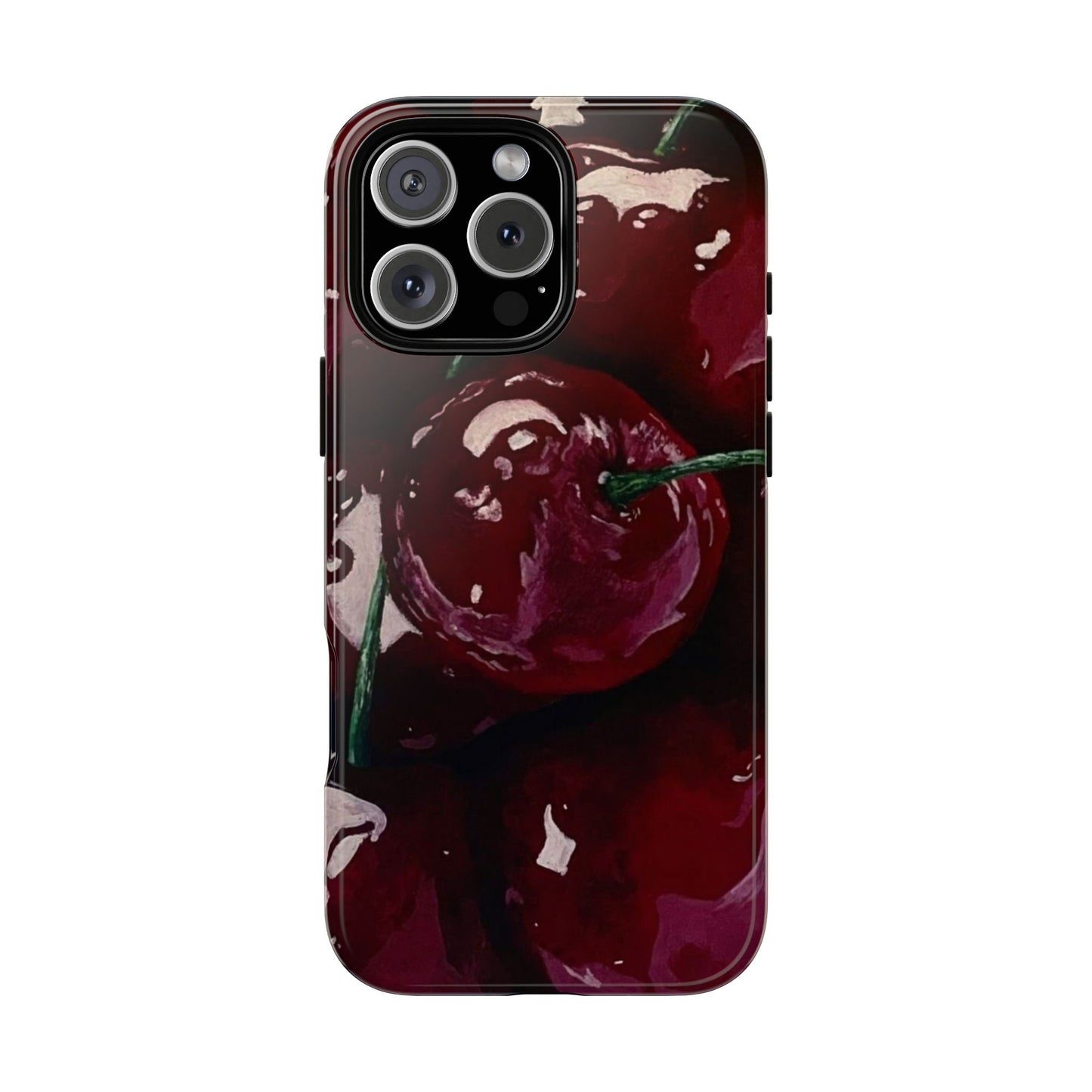 Cherry Painting iPhone Case