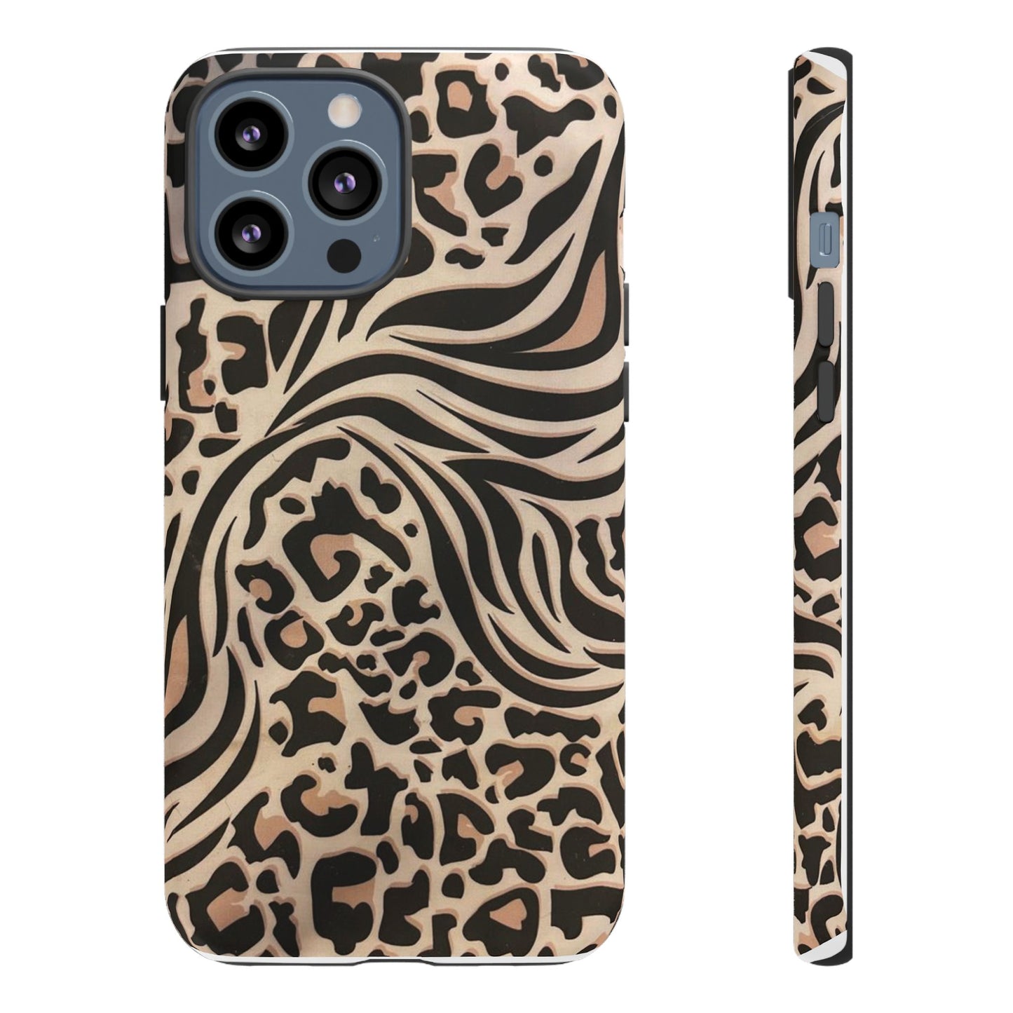 Cheetah Zebra iPhone Case