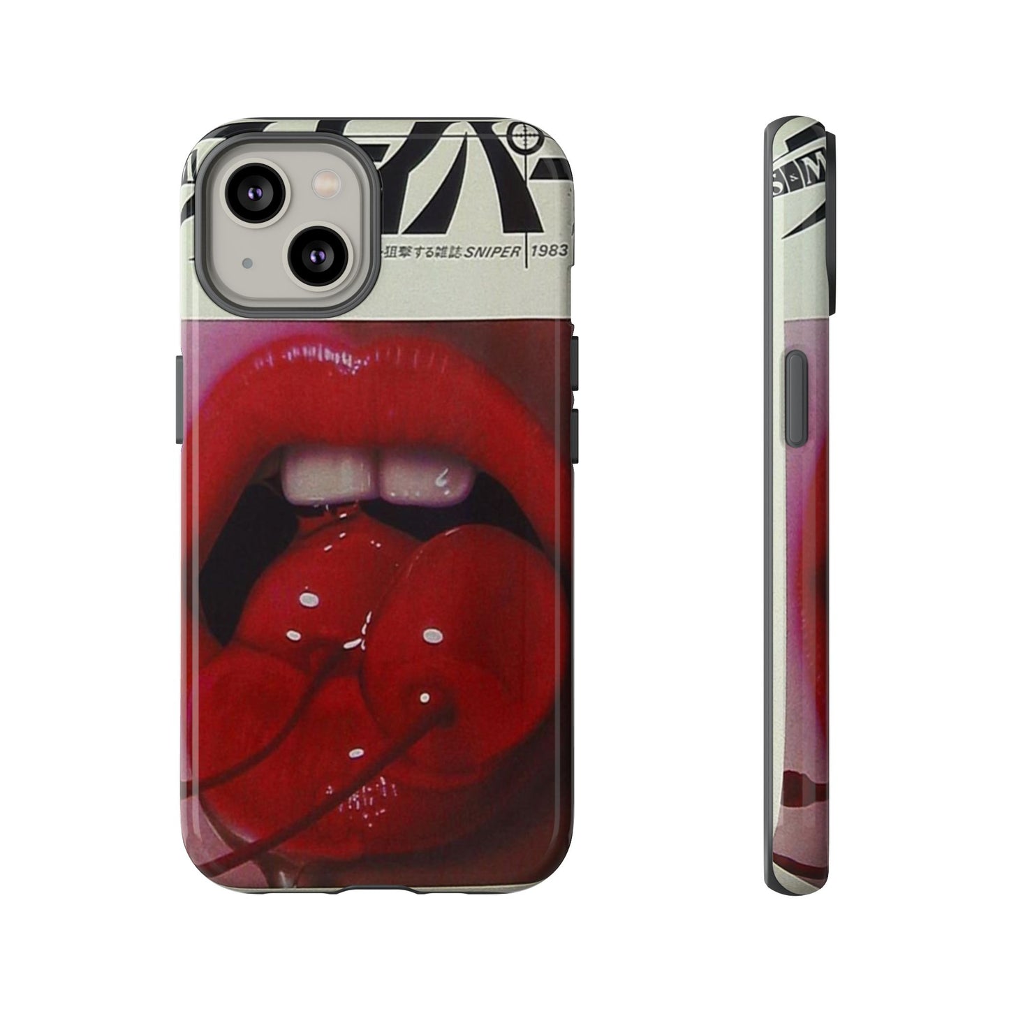 Cherry Lips iPhone Case