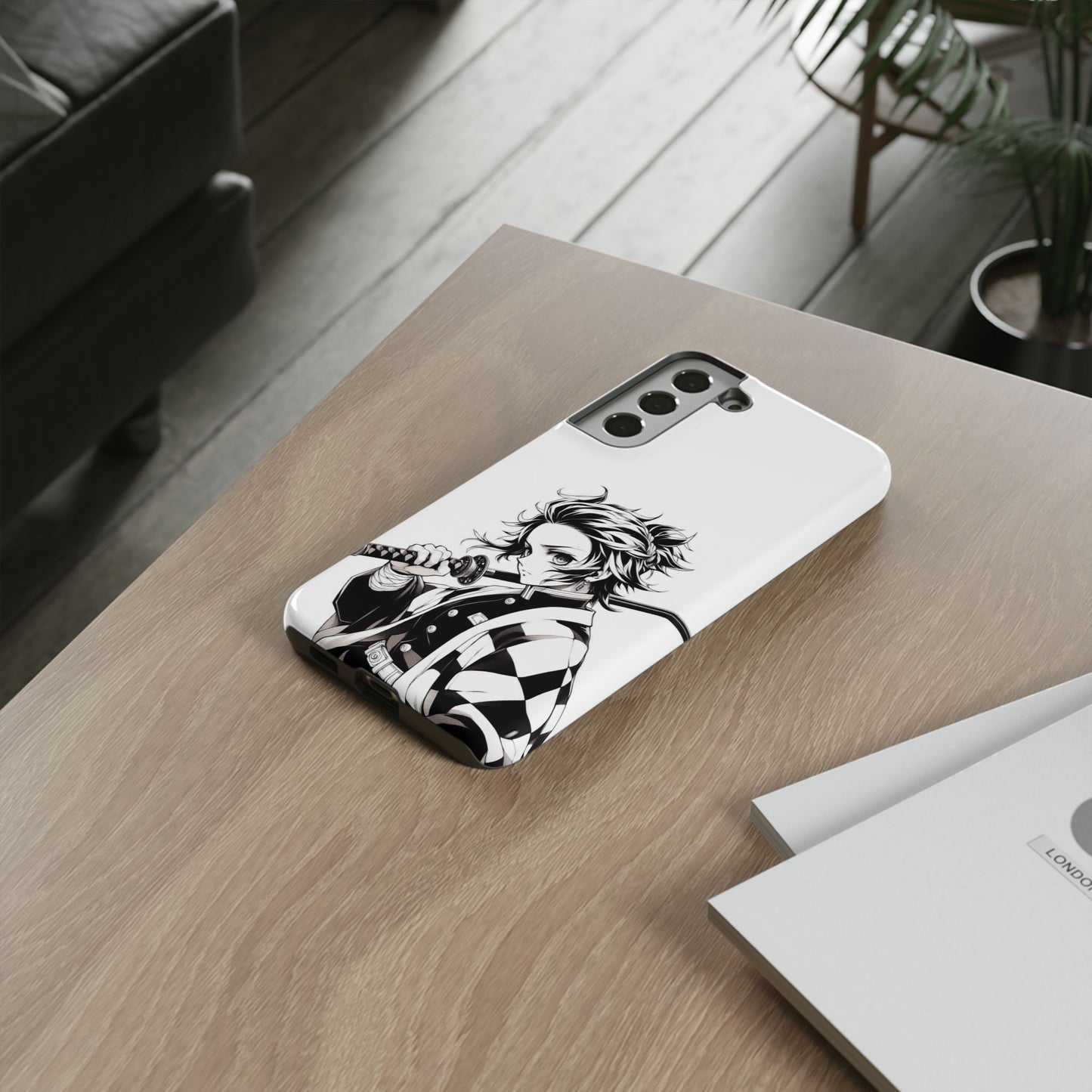 White Kamado Tanjiro Phone Case