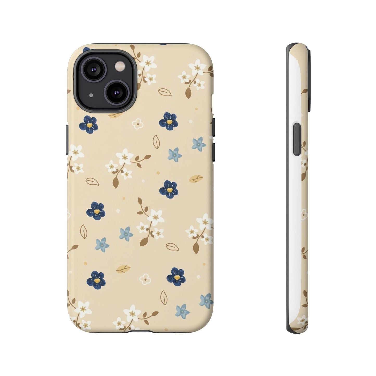 Navy Daisy Phone Case