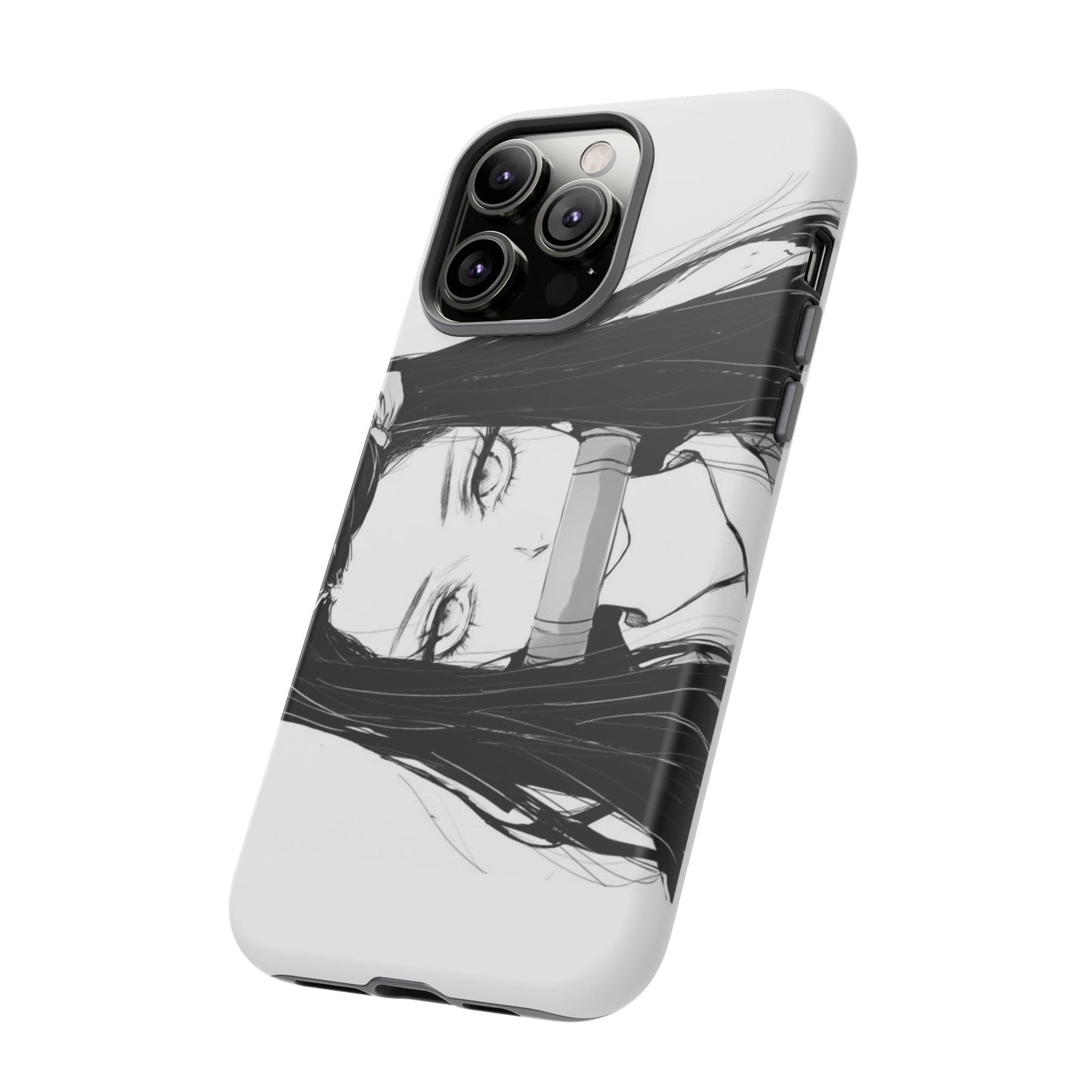 White Nezuko Kamado Clipart Phone Case