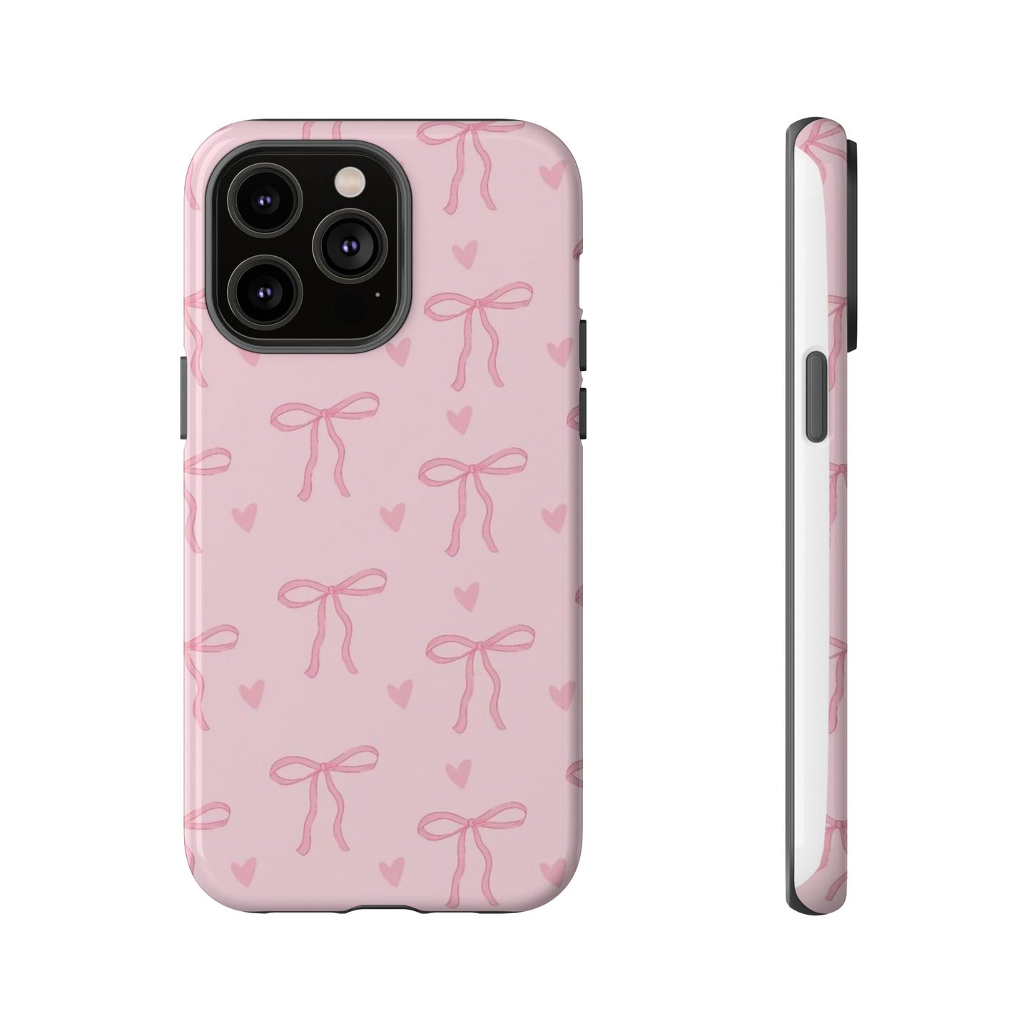 Bows and Hearts iPhone Case