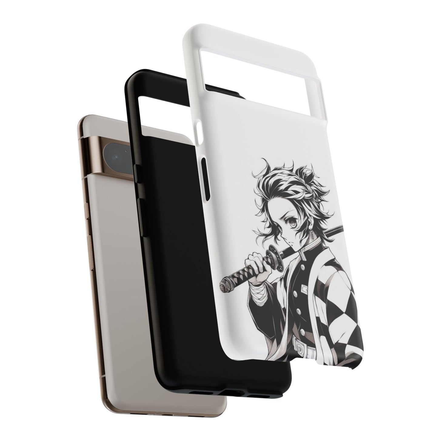 White Kamado Tanjiro Phone Case