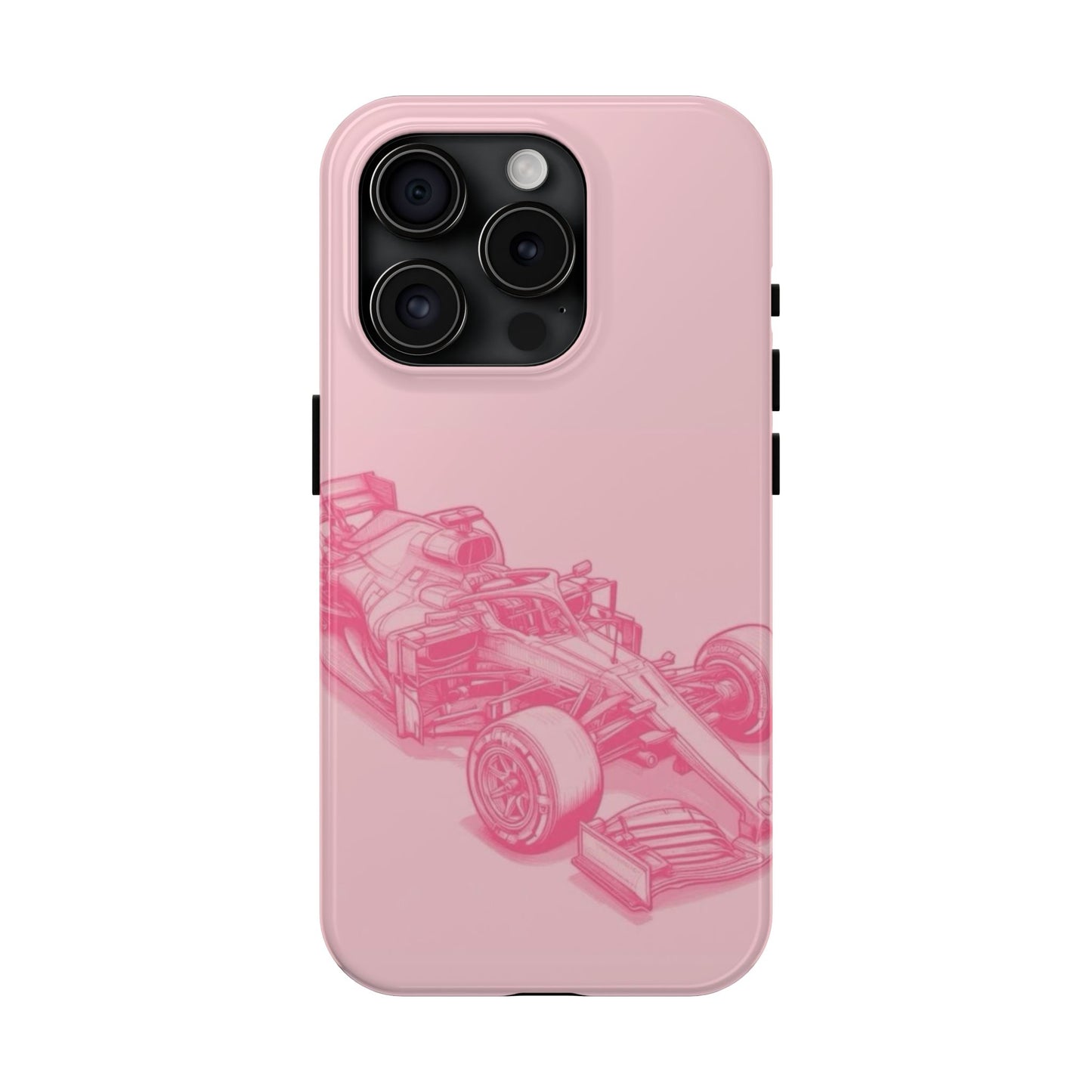 Pink Racecar iPhone Case