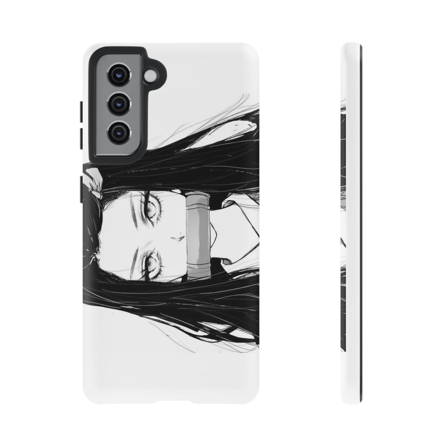 White Nezuko Kamado Clipart Phone Case