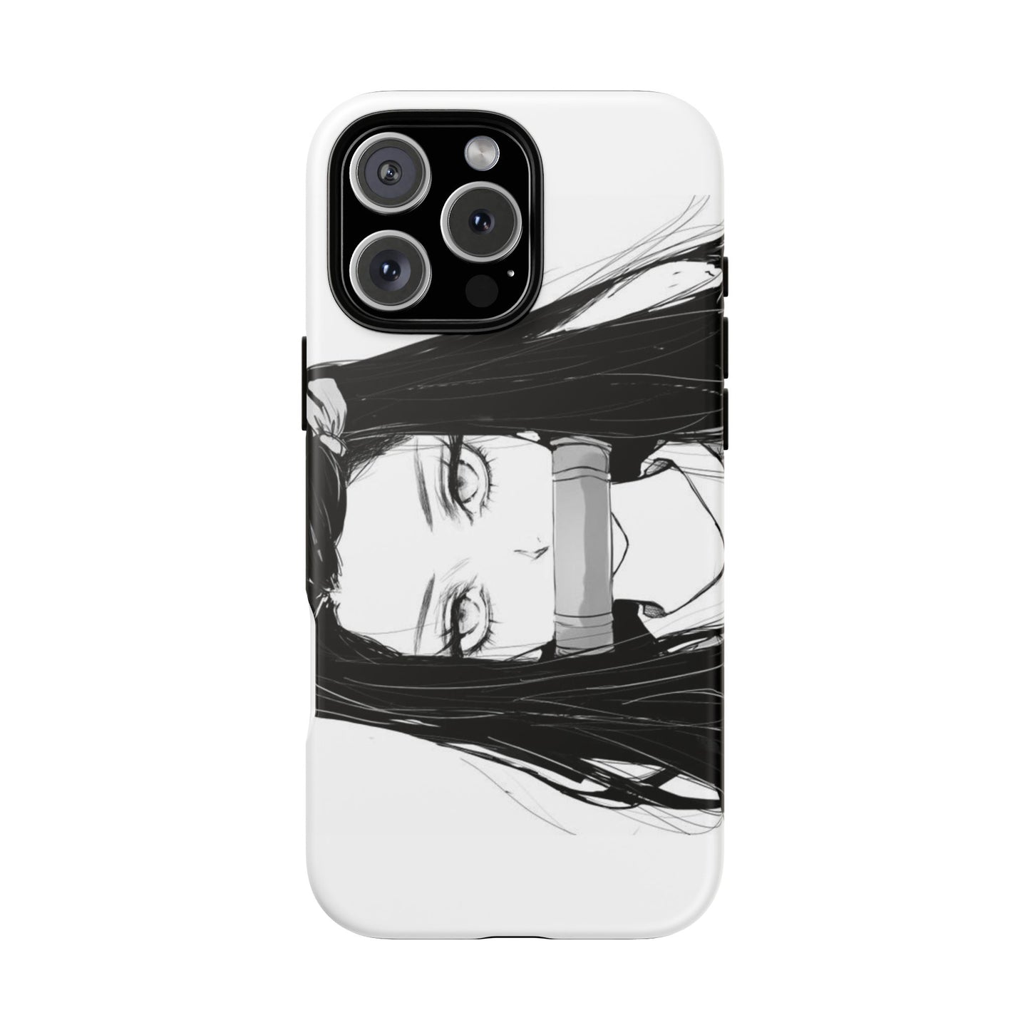 White Nezuko Kamado Clipart Phone Case