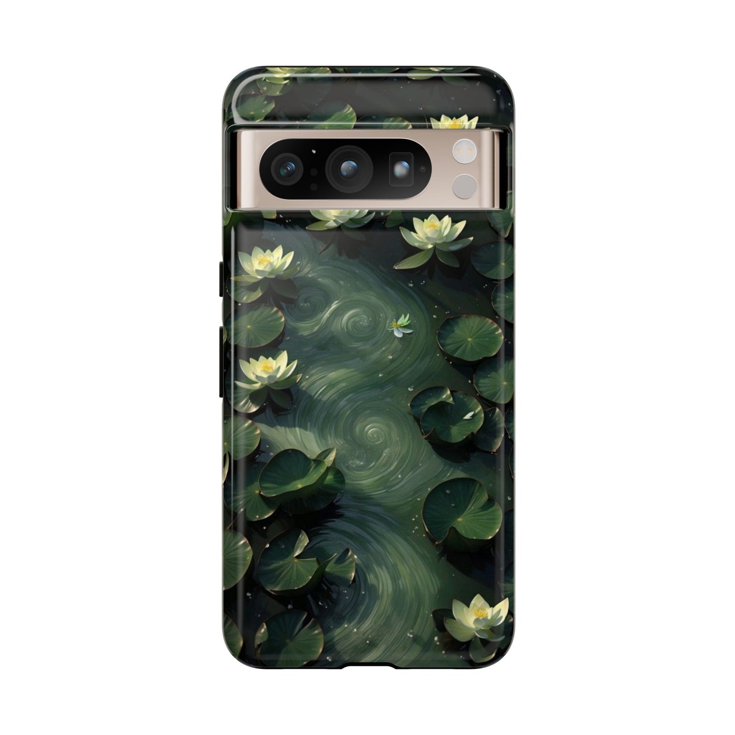 Lilypad Swirls iPhone Case