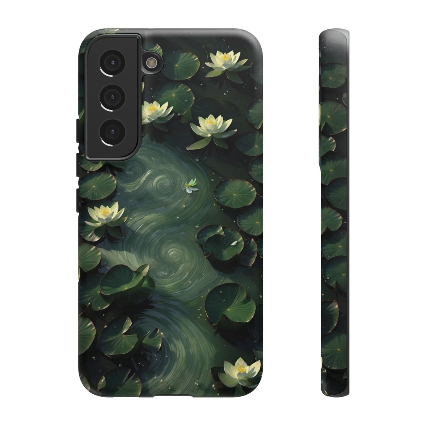 Lilypad Swirls iPhone Case