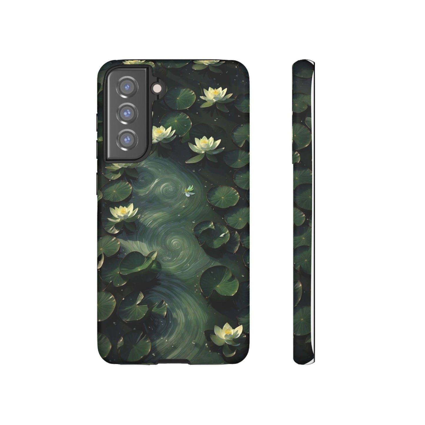 Lilypad Swirls iPhone Case