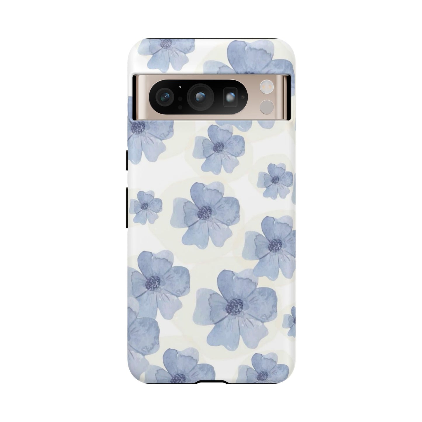 Blue Watercolor Flower iPhone Case