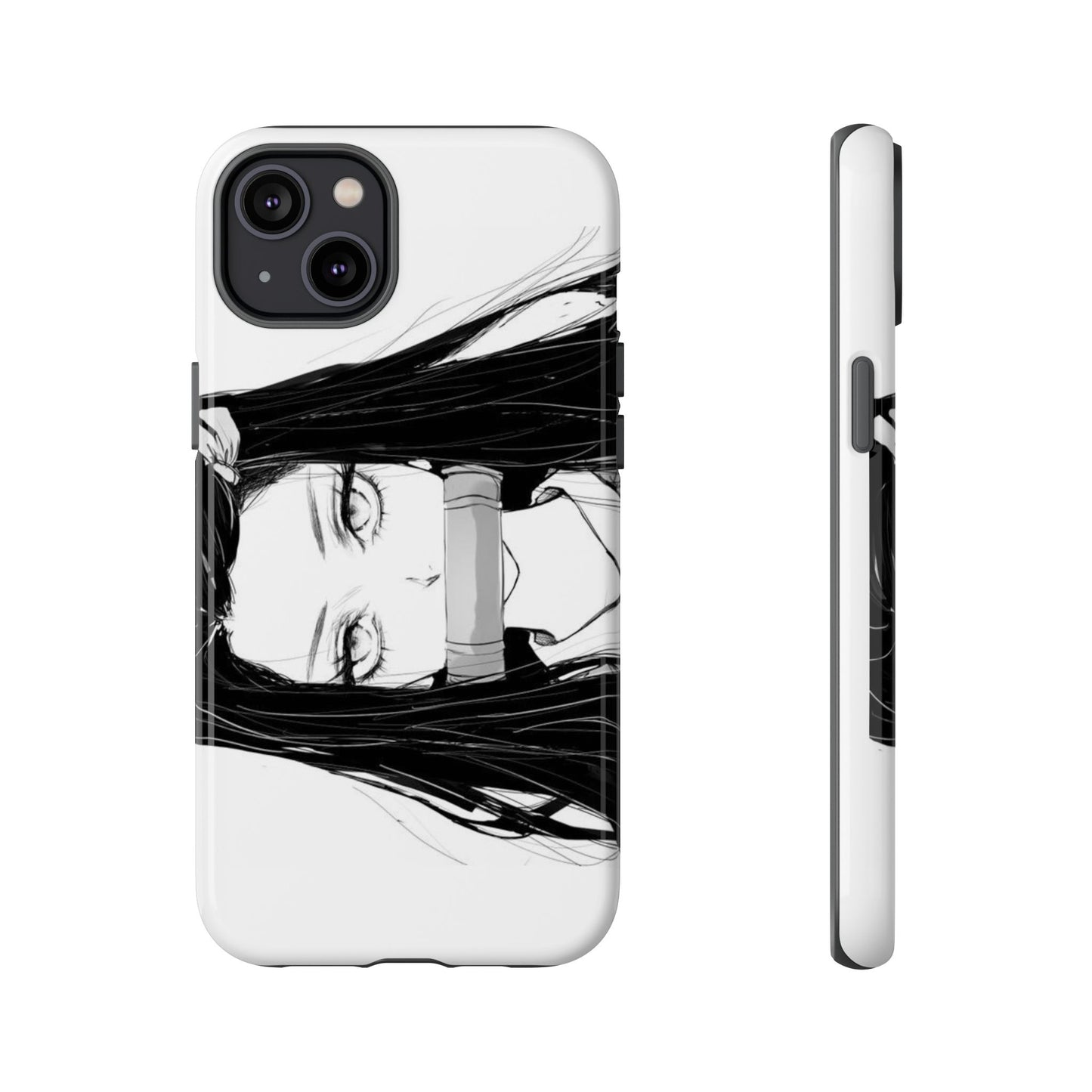 White Nezuko Kamado Clipart Phone Case