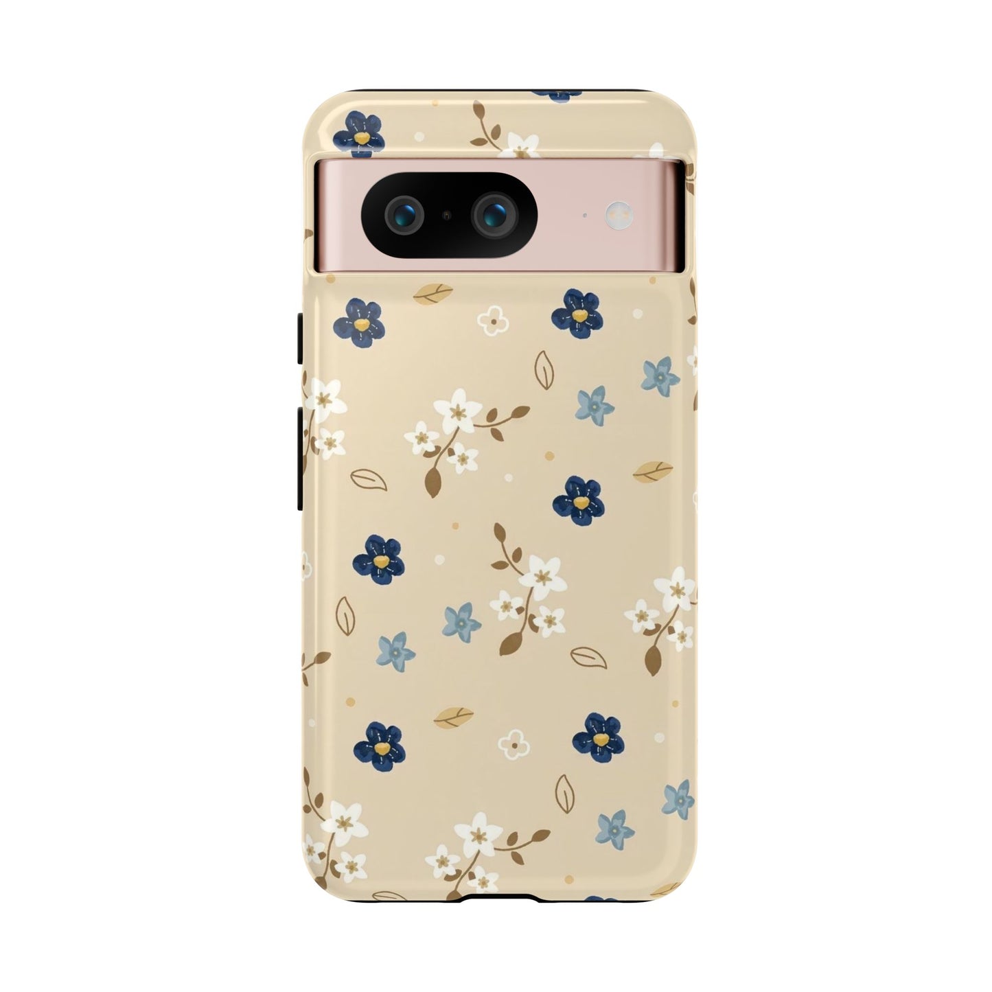 Navy Daisy Phone Case