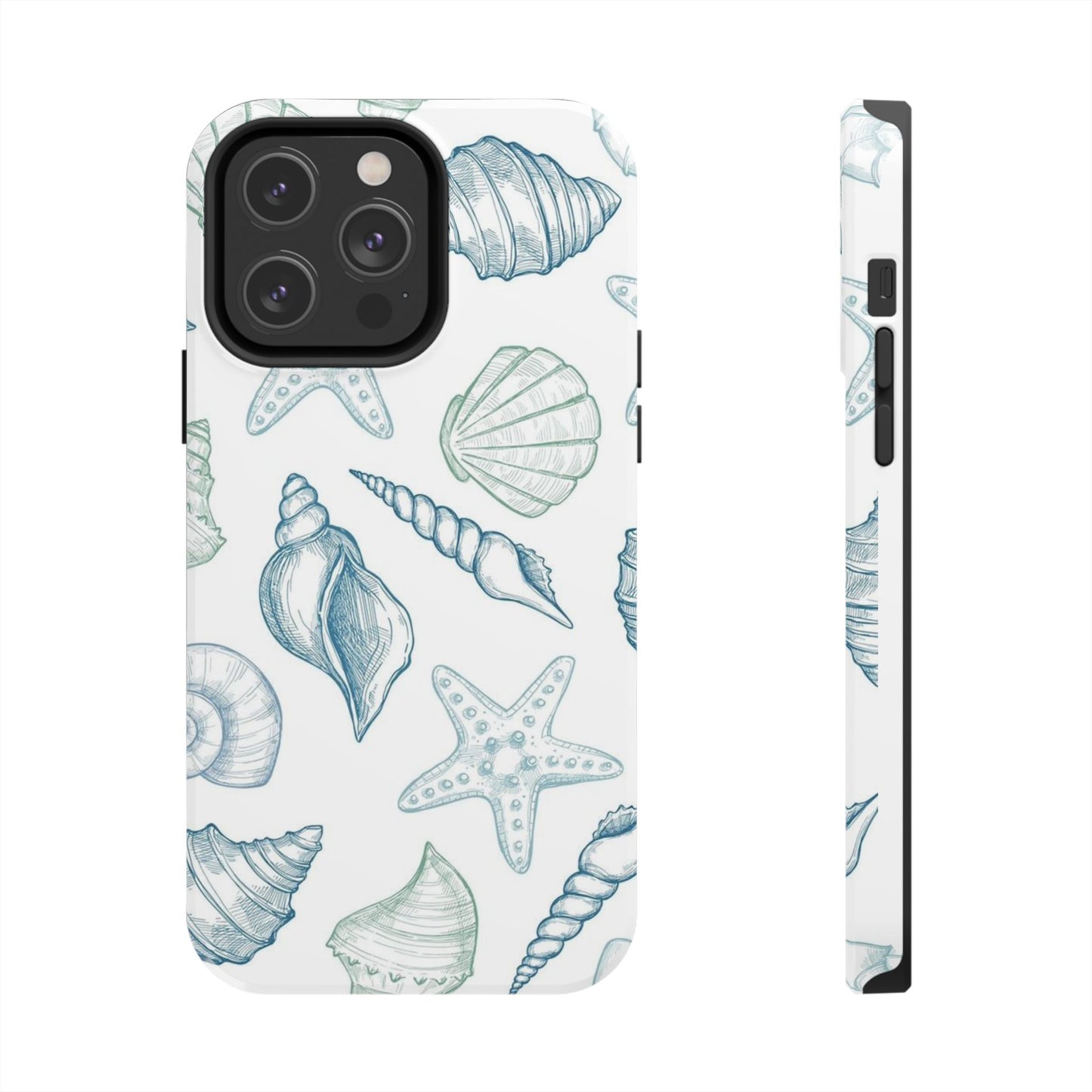 Blue Coastal Coral iPhone Case