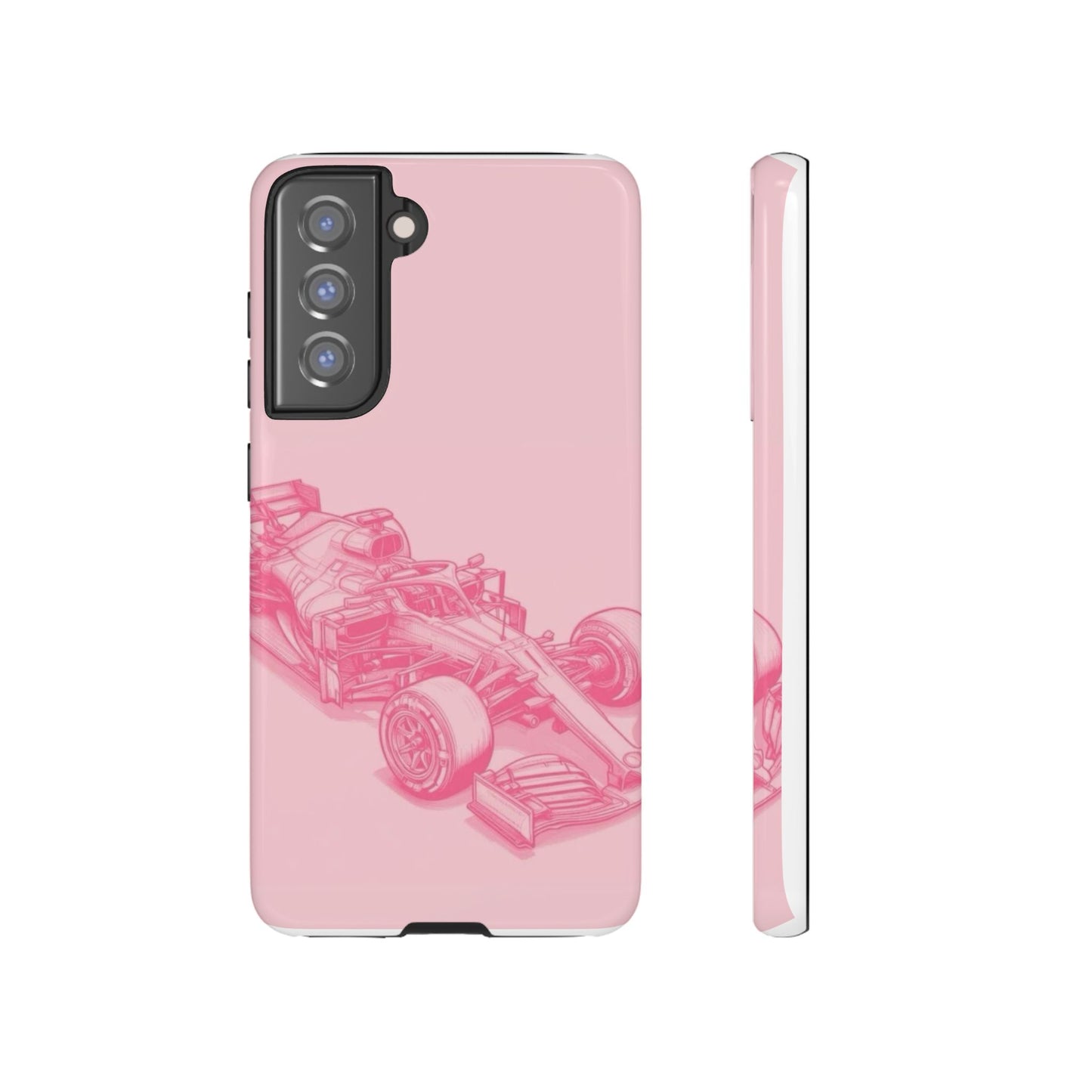 Pink Racecar iPhone Case