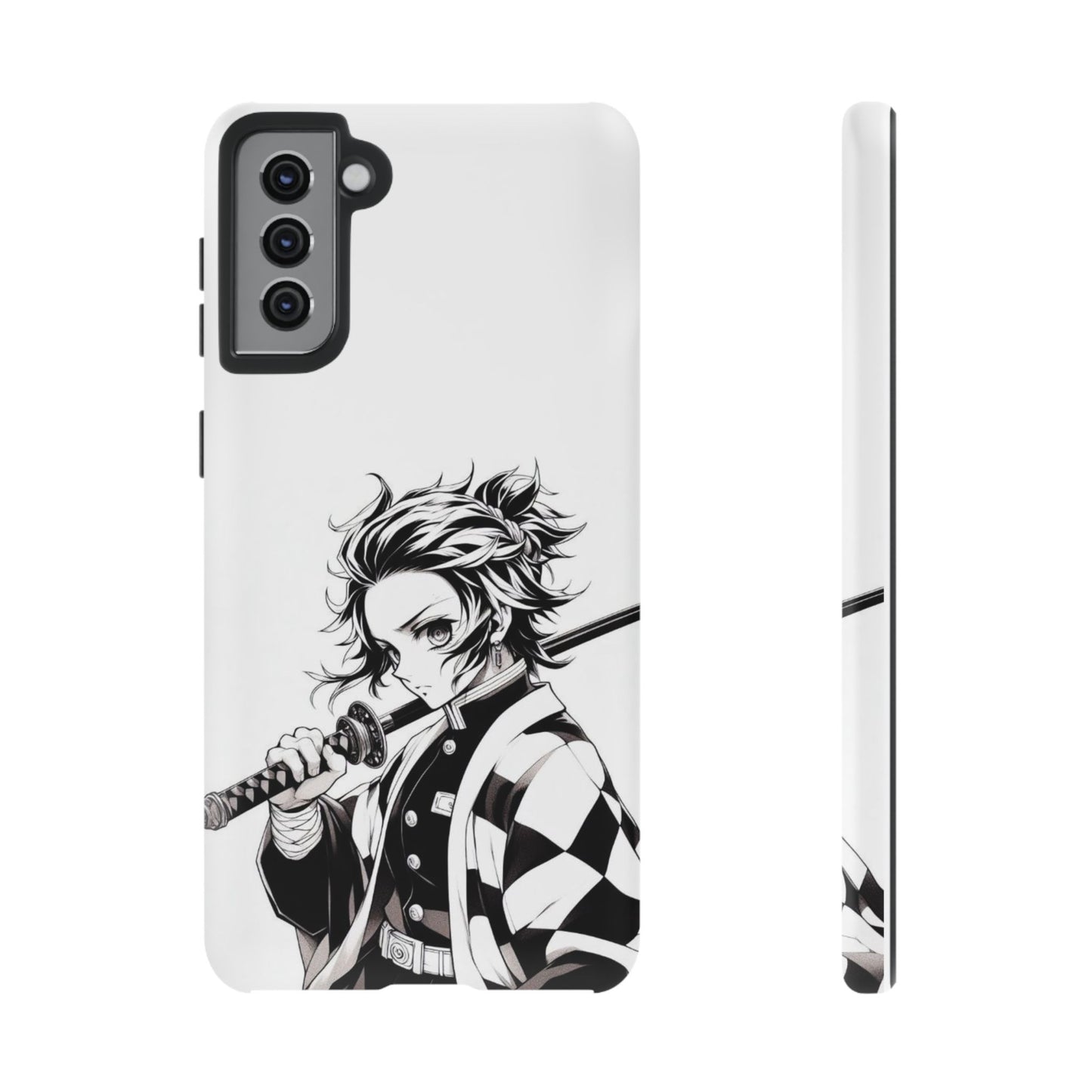 White Kamado Tanjiro Phone Case