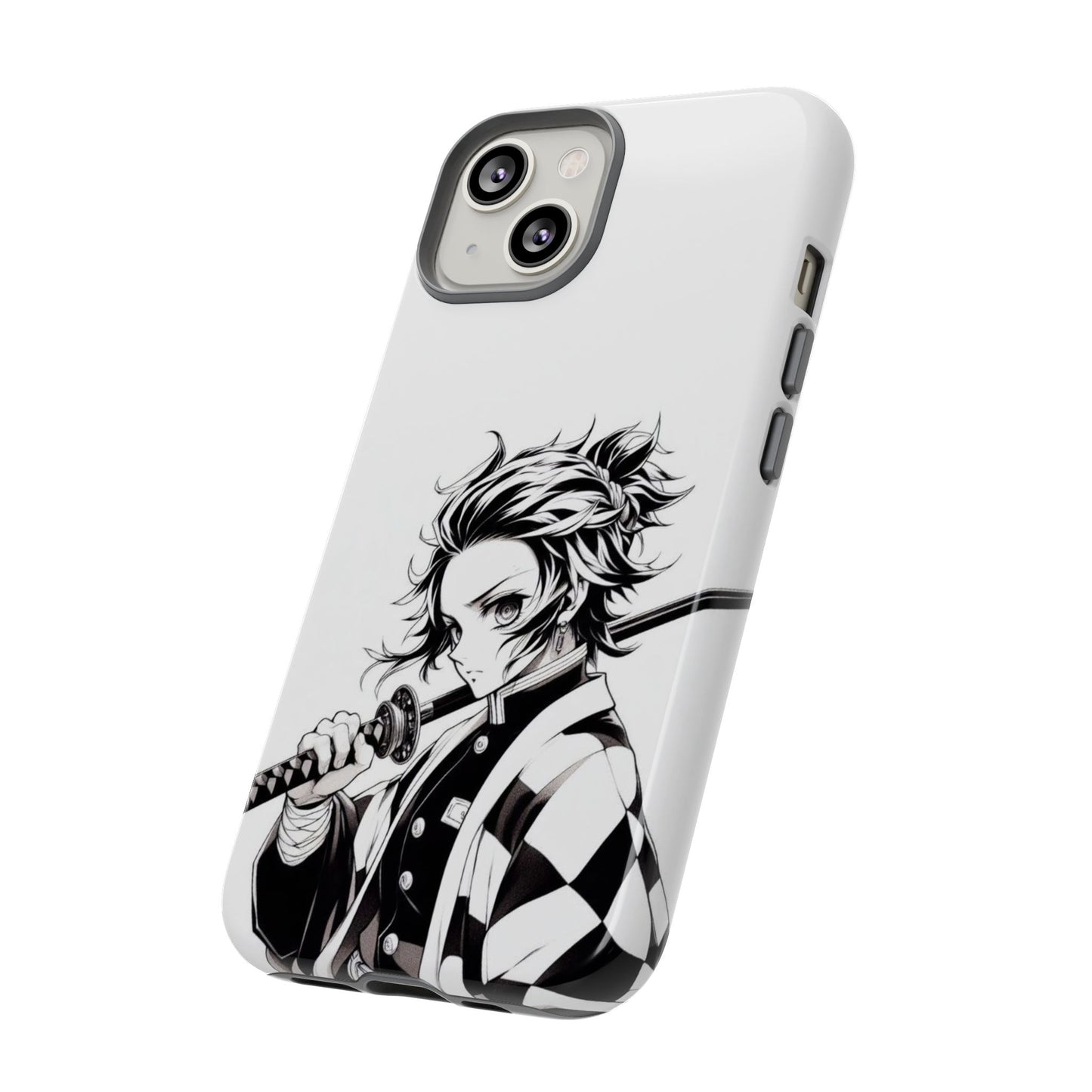 White Kamado Tanjiro Phone Case