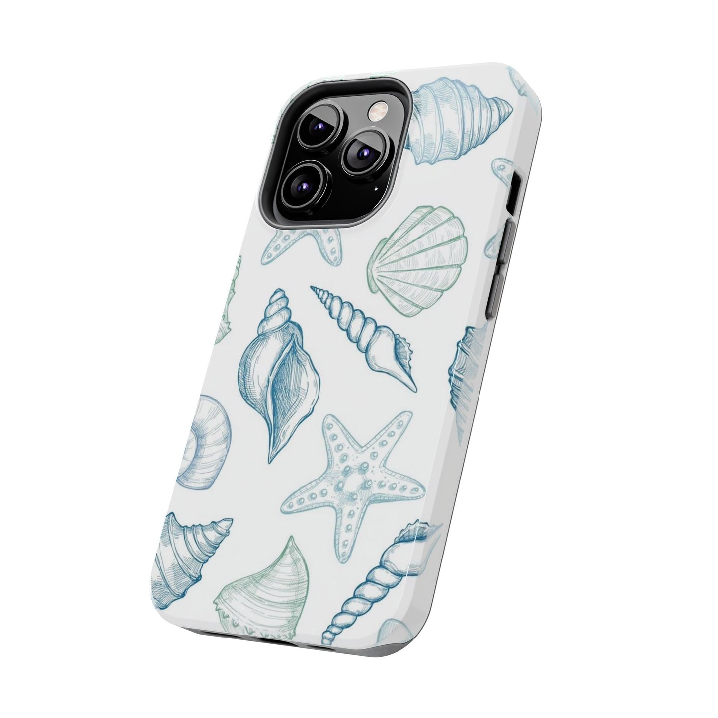 Blue Coastal Coral iPhone Case