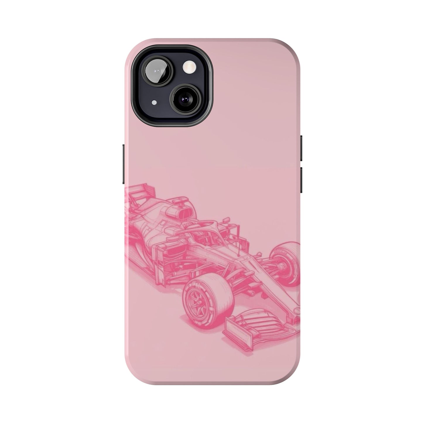 Pink Racecar iPhone Case