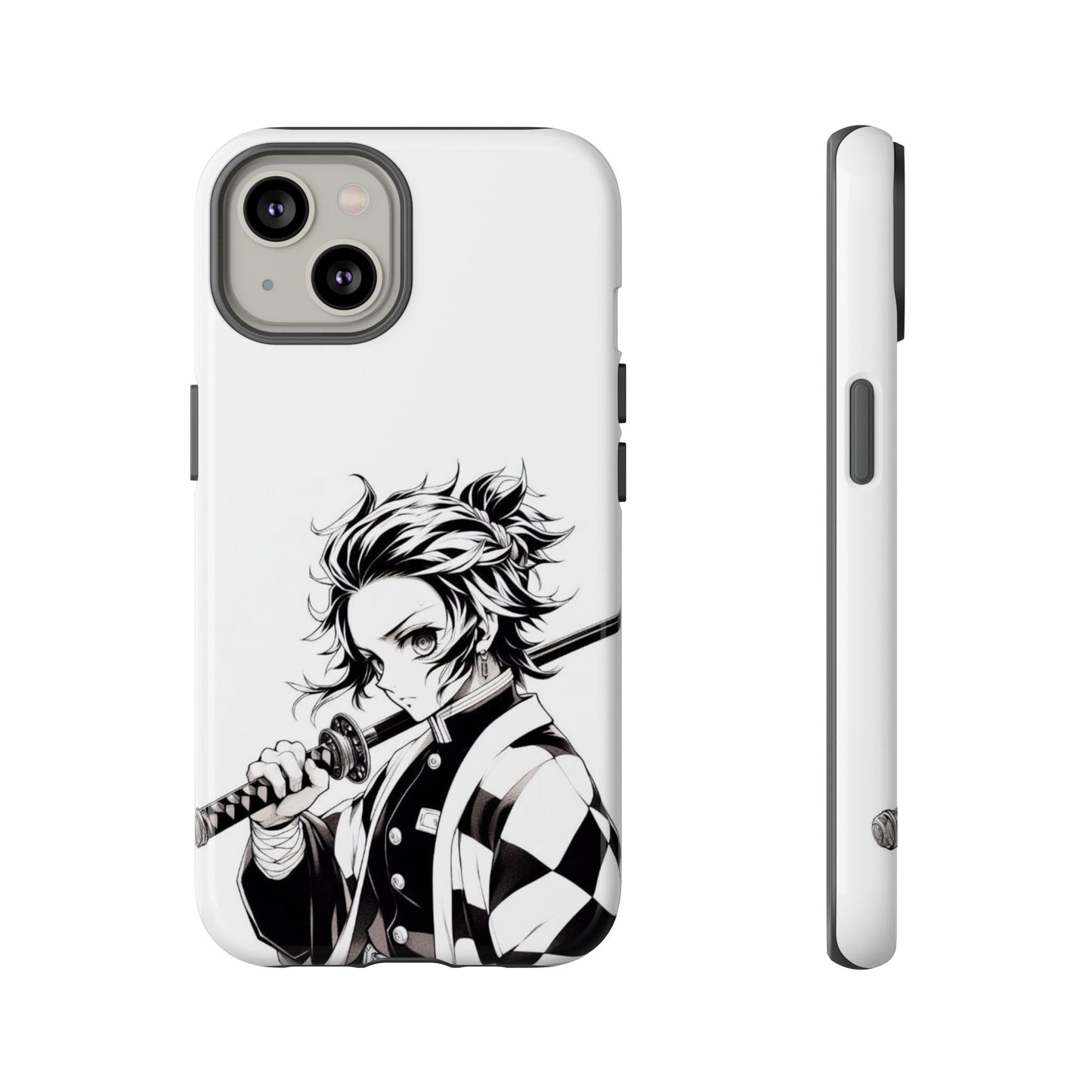 White Kamado Tanjiro Phone Case