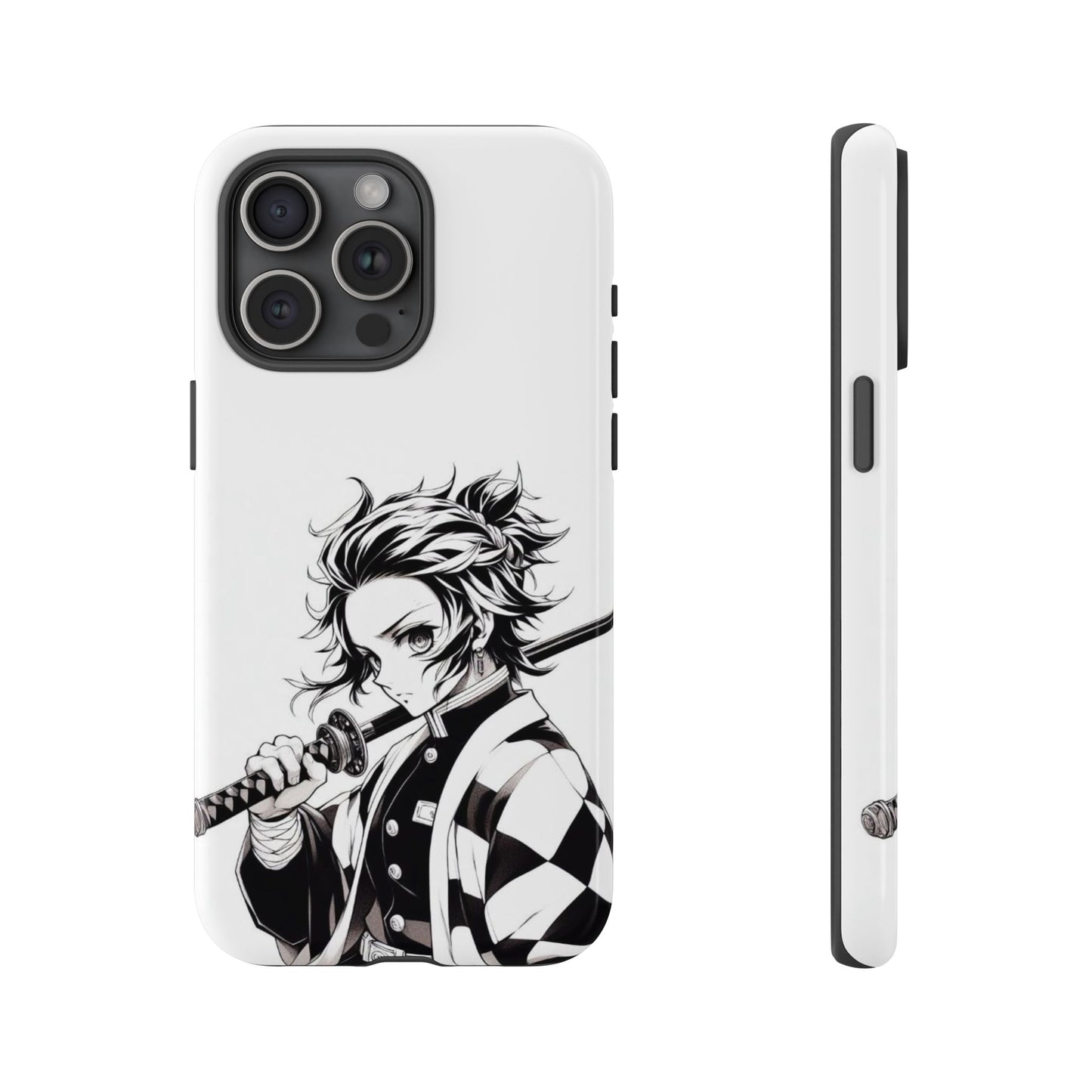 White Kamado Tanjiro Phone Case