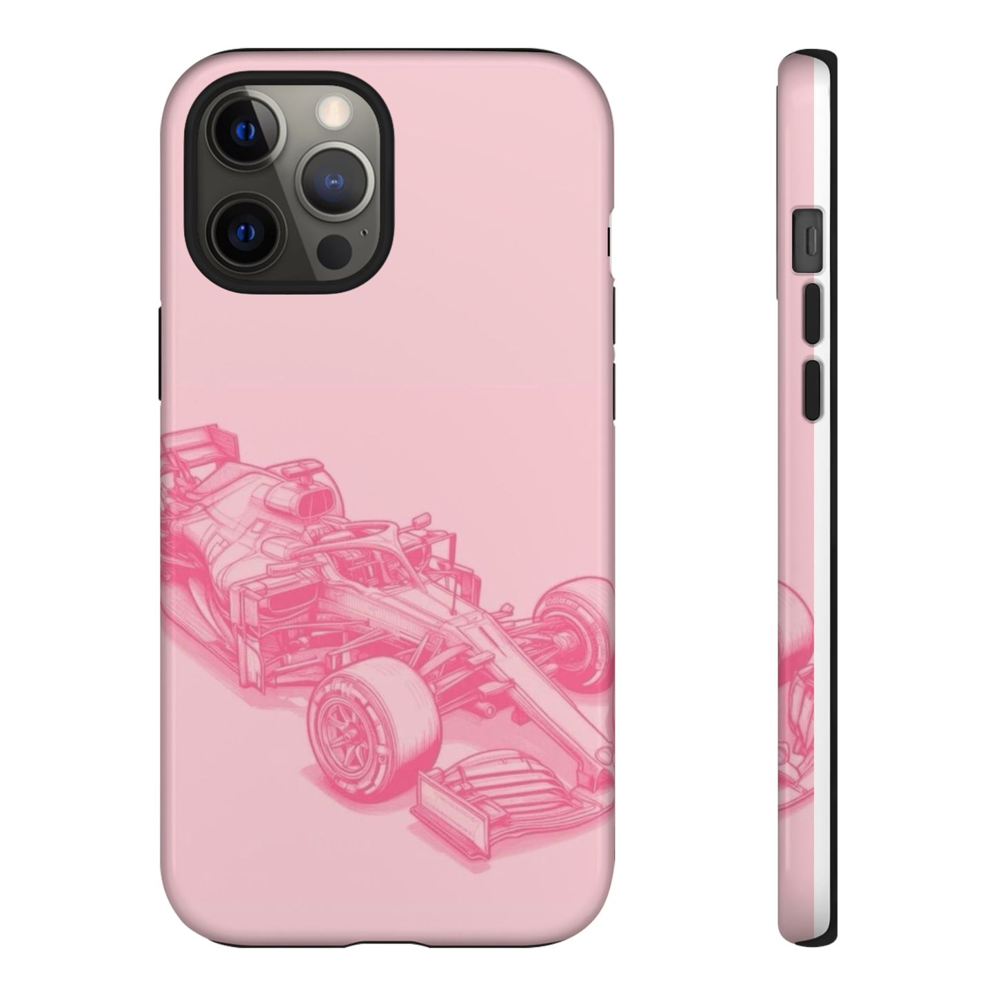 Pink Racecar iPhone Case