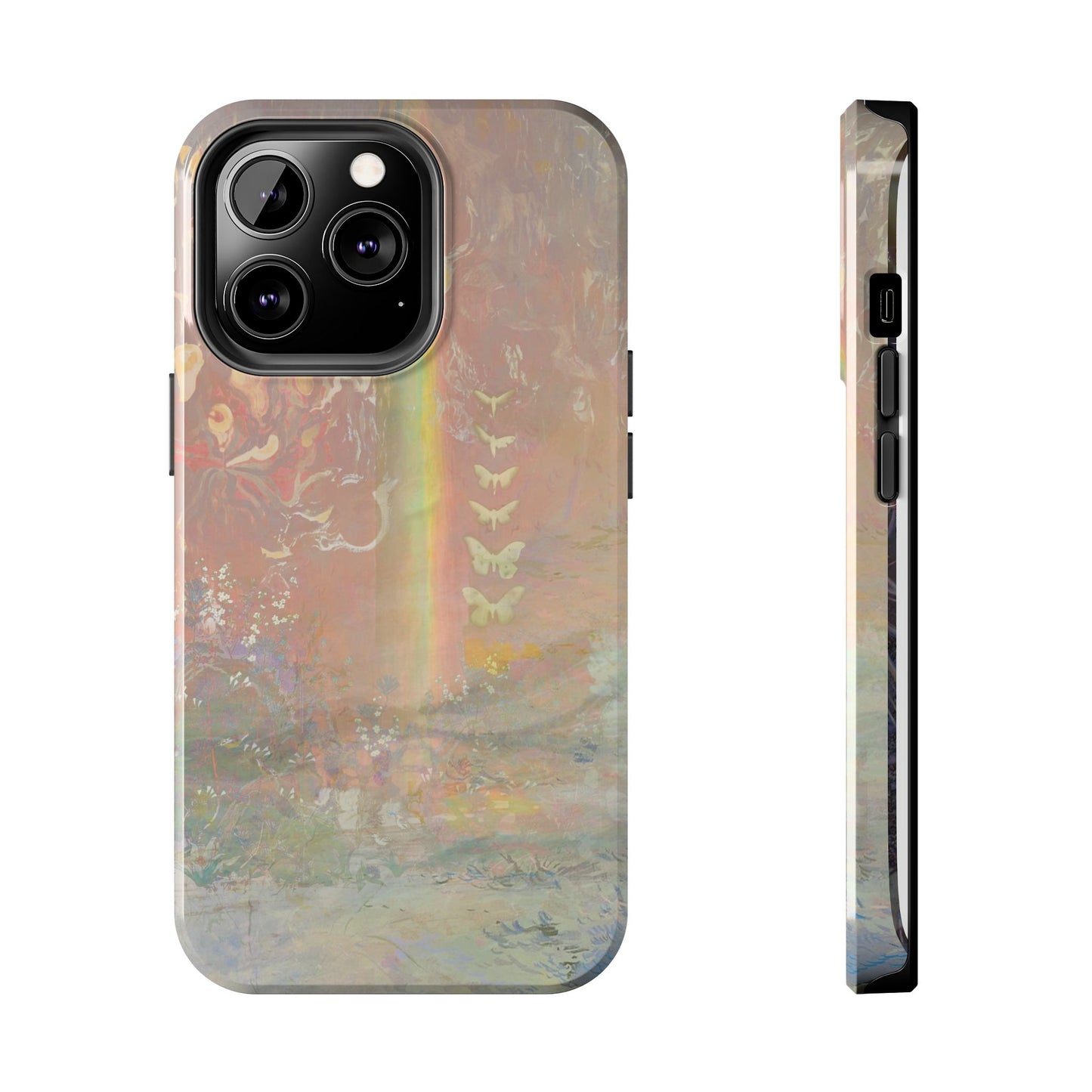 Rainbow Light Painting iPhone Case