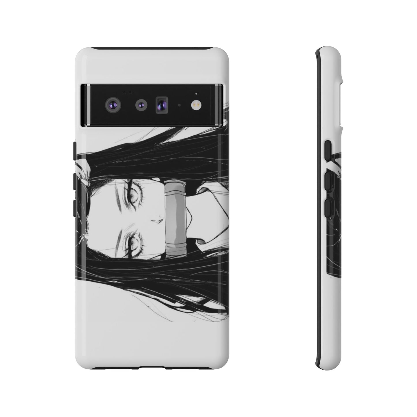 White Nezuko Kamado Clipart Phone Case