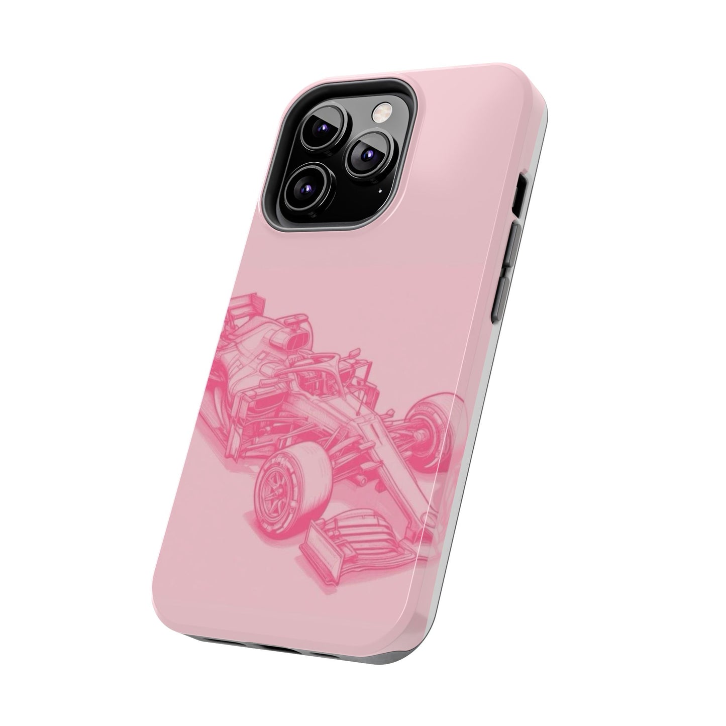 Pink Racecar iPhone Case