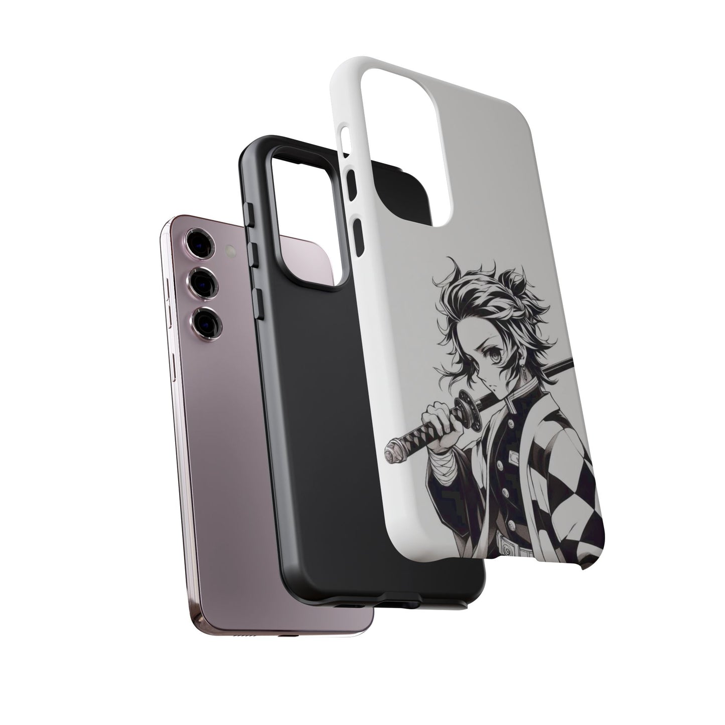 White Kamado Tanjiro Phone Case