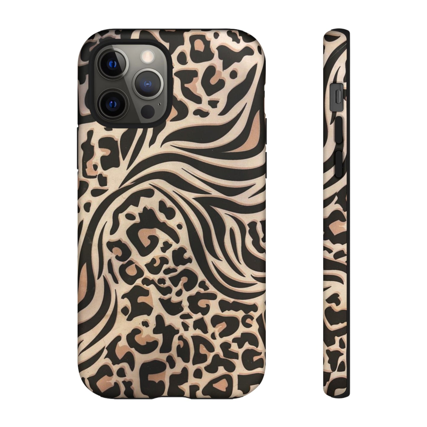 Cheetah Zebra iPhone Case