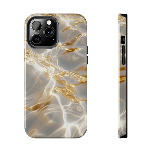 Golden Wave iPhone Case