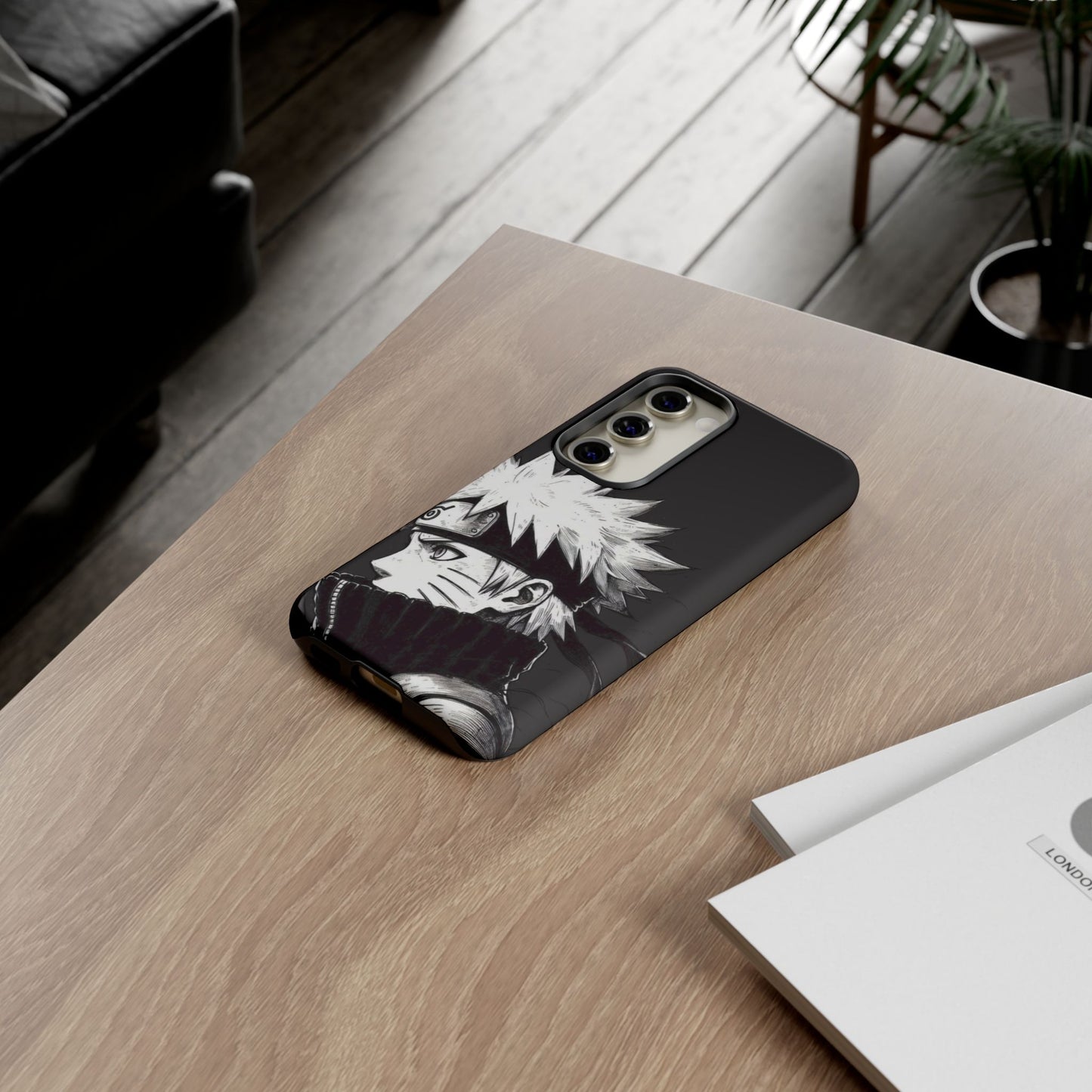 Black Naruto Clipart Phone Case