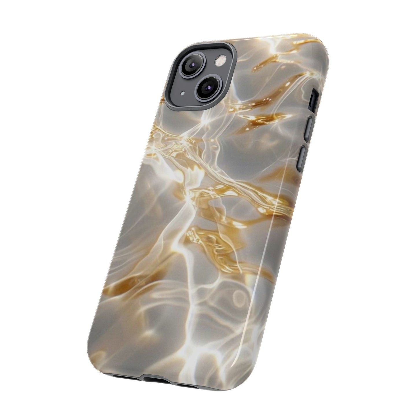 Golden Wave iPhone Case