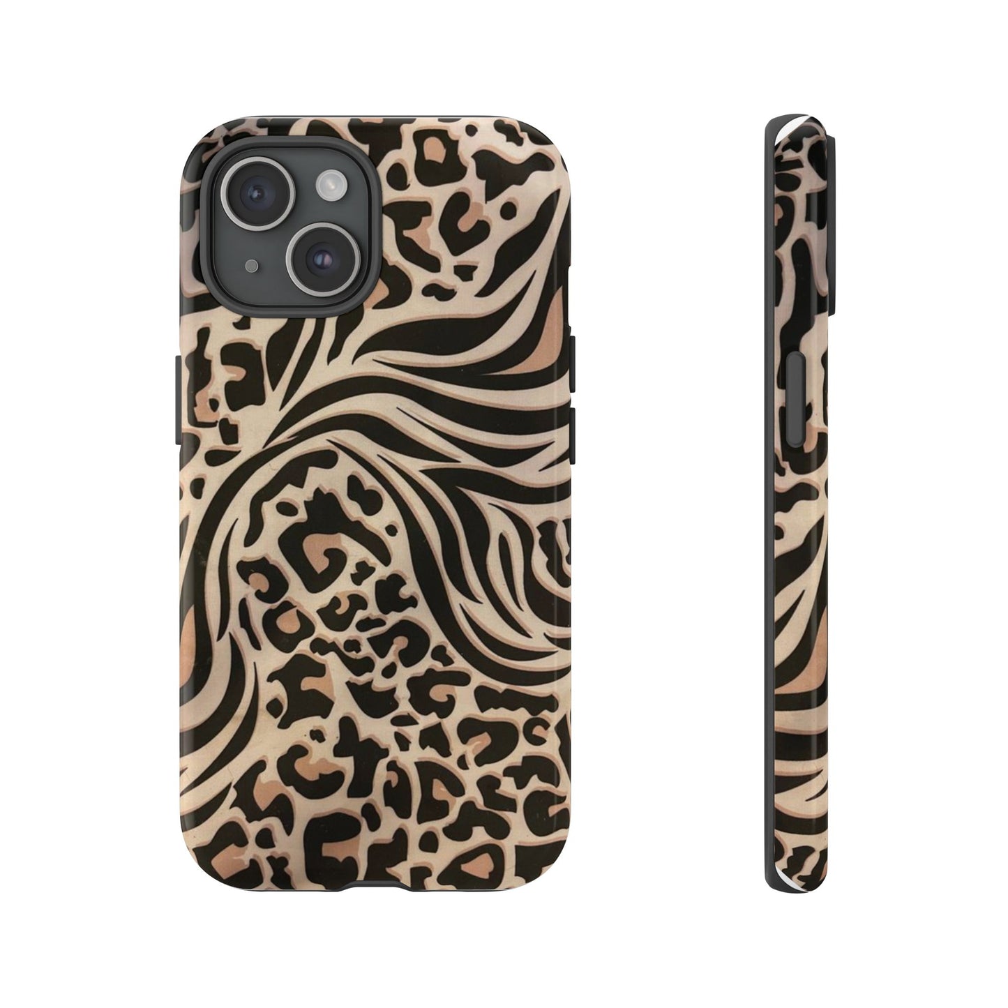 Cheetah Zebra iPhone Case