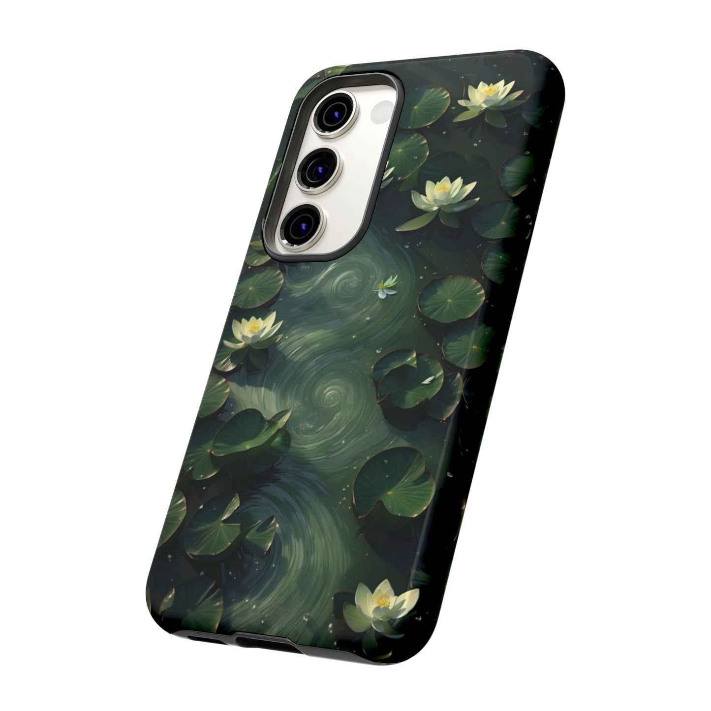 Lilypad Swirls iPhone Case