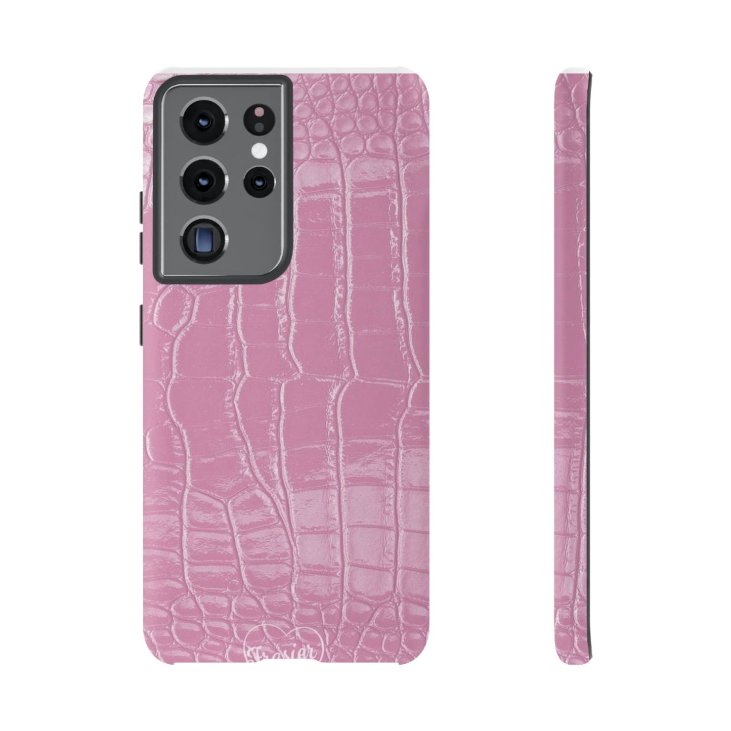 Pink Leather iPhone Case