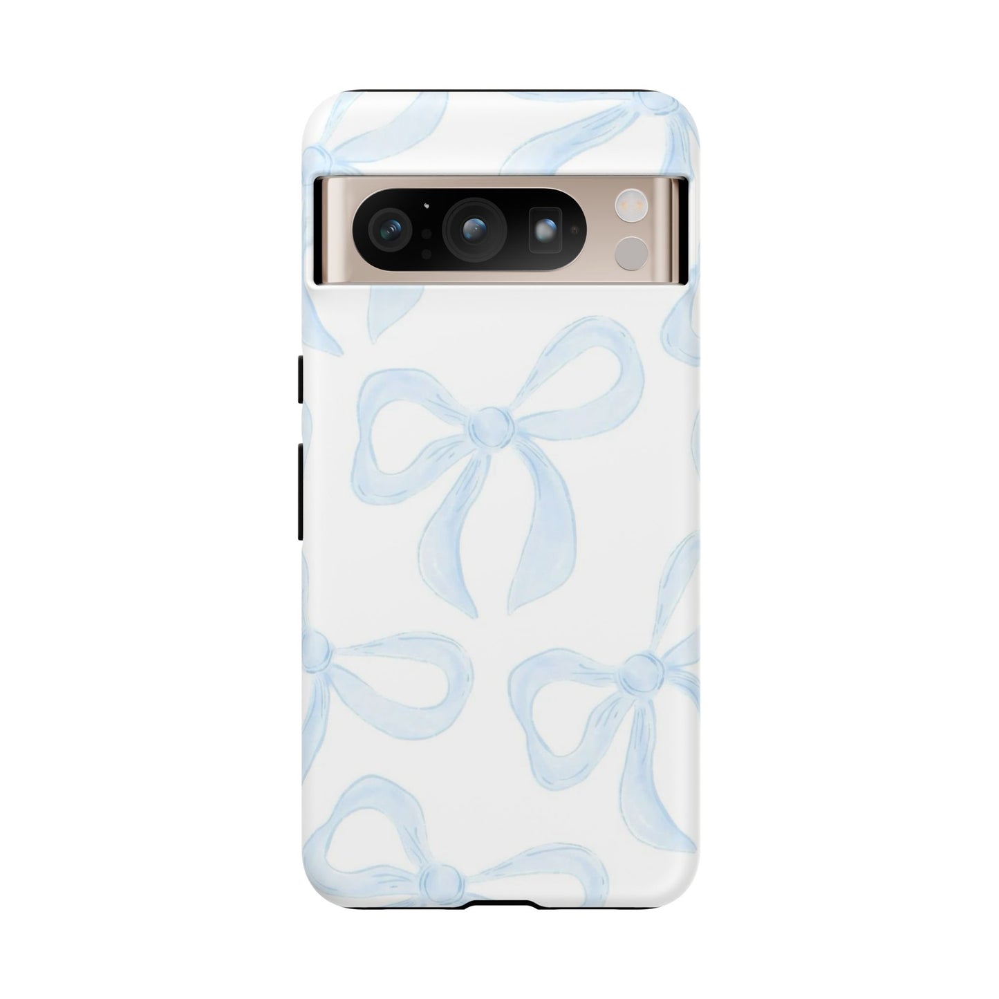 Blue Coquette Bow iPhone Case