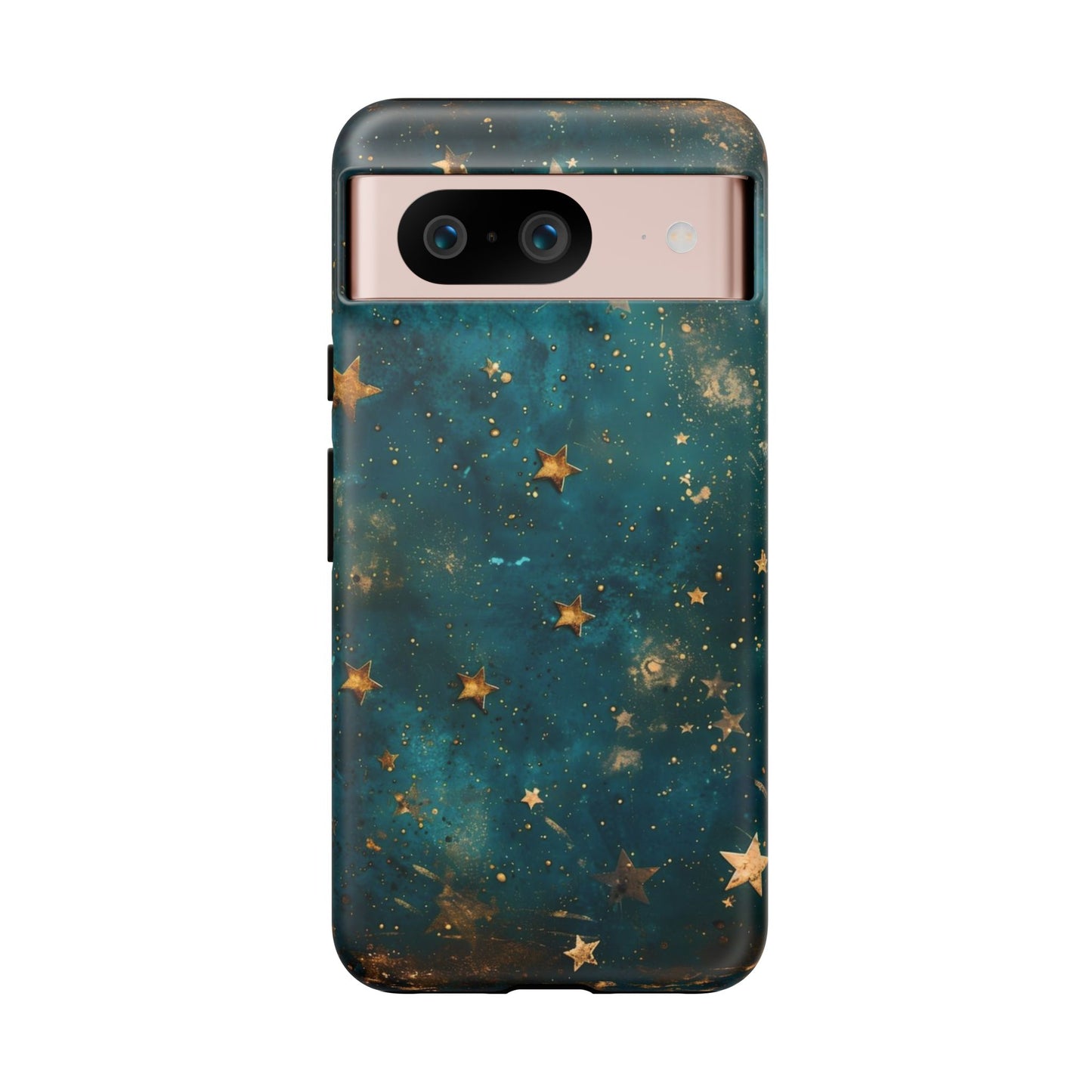 Celestial Gold Stars iPhone Case