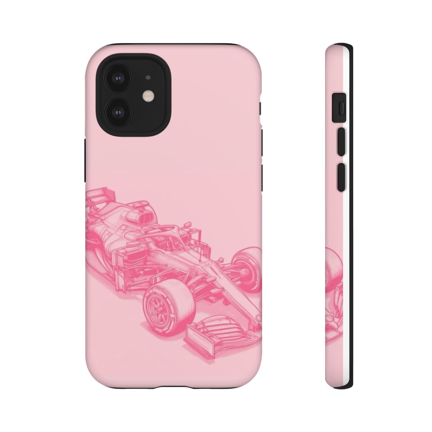 Pink Racecar iPhone Case