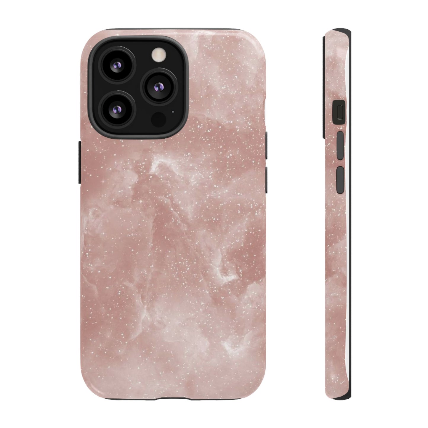 Rose Quartz Glitter iPhone Case