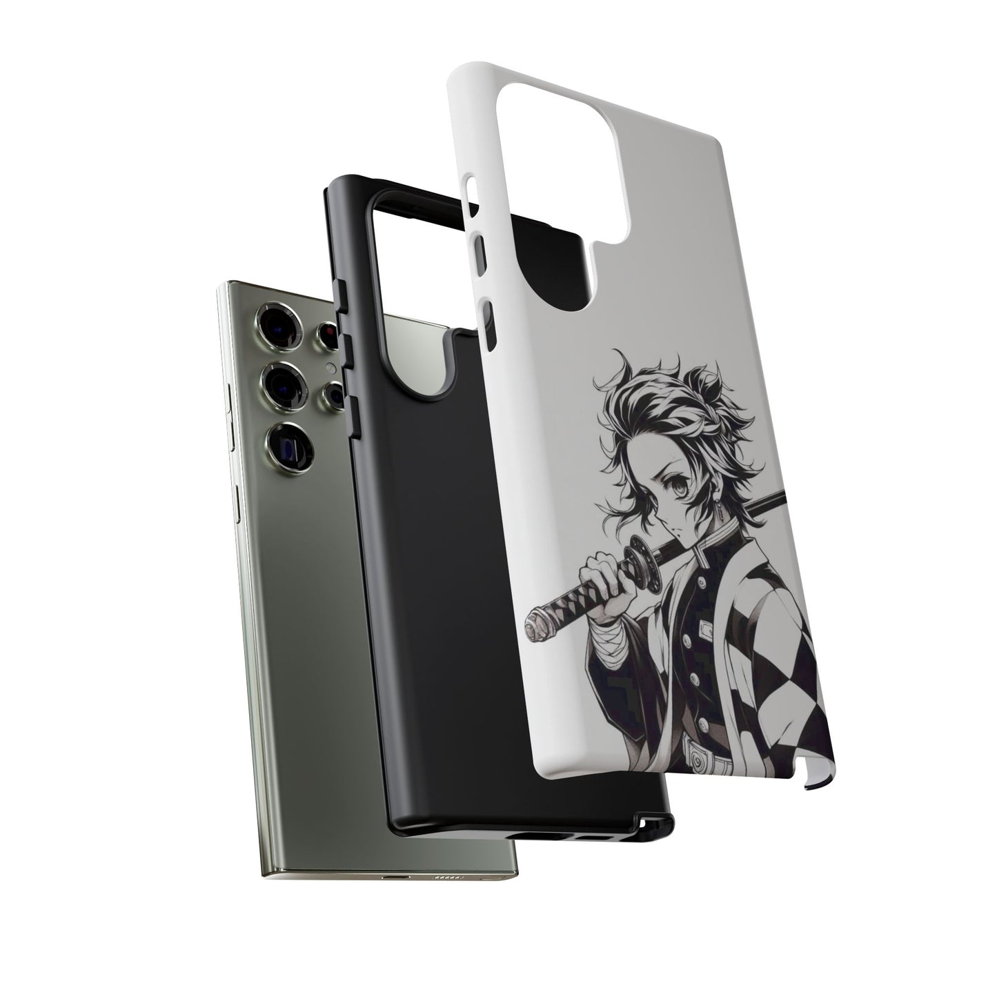 White Kamado Tanjiro Phone Case