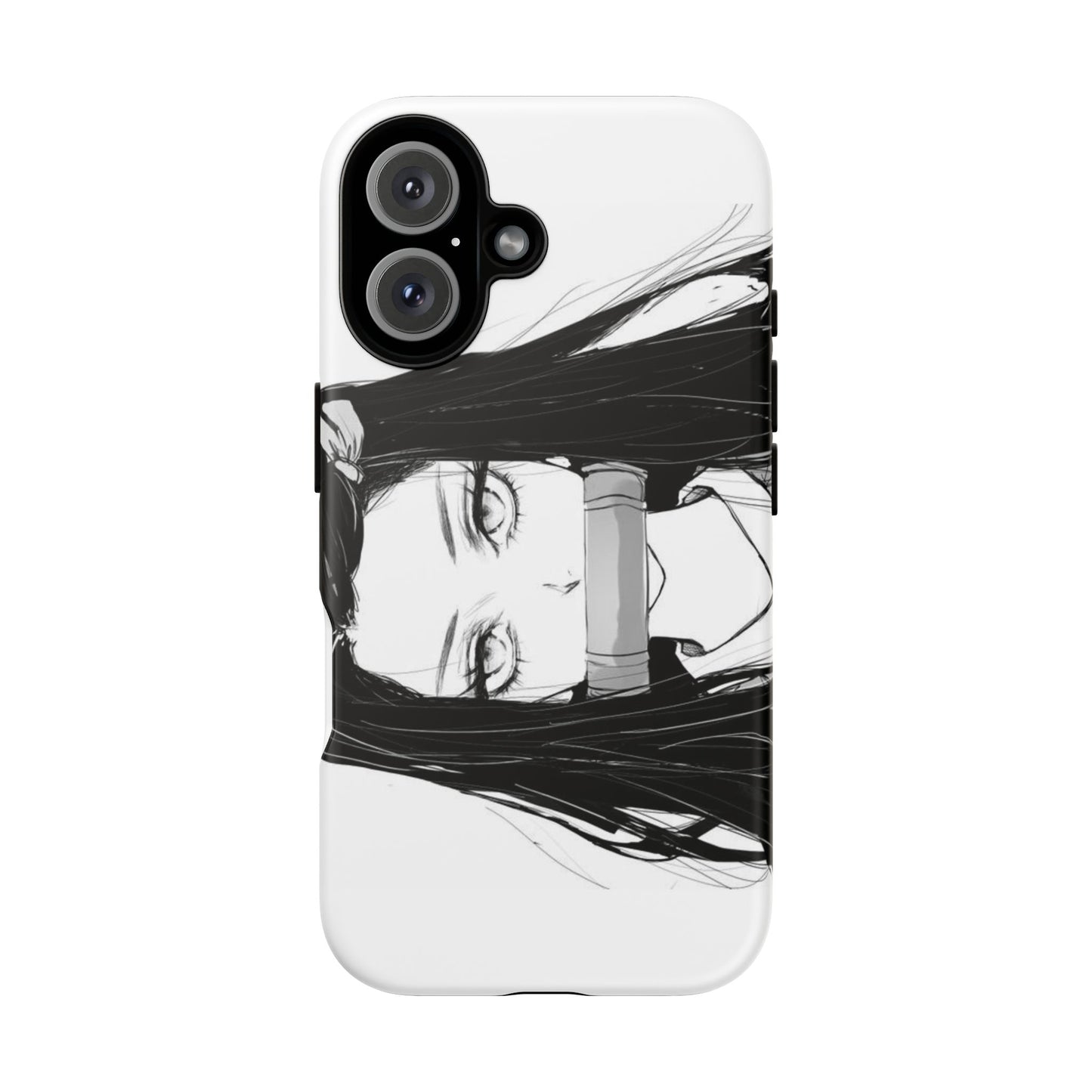 White Nezuko Kamado Clipart Phone Case