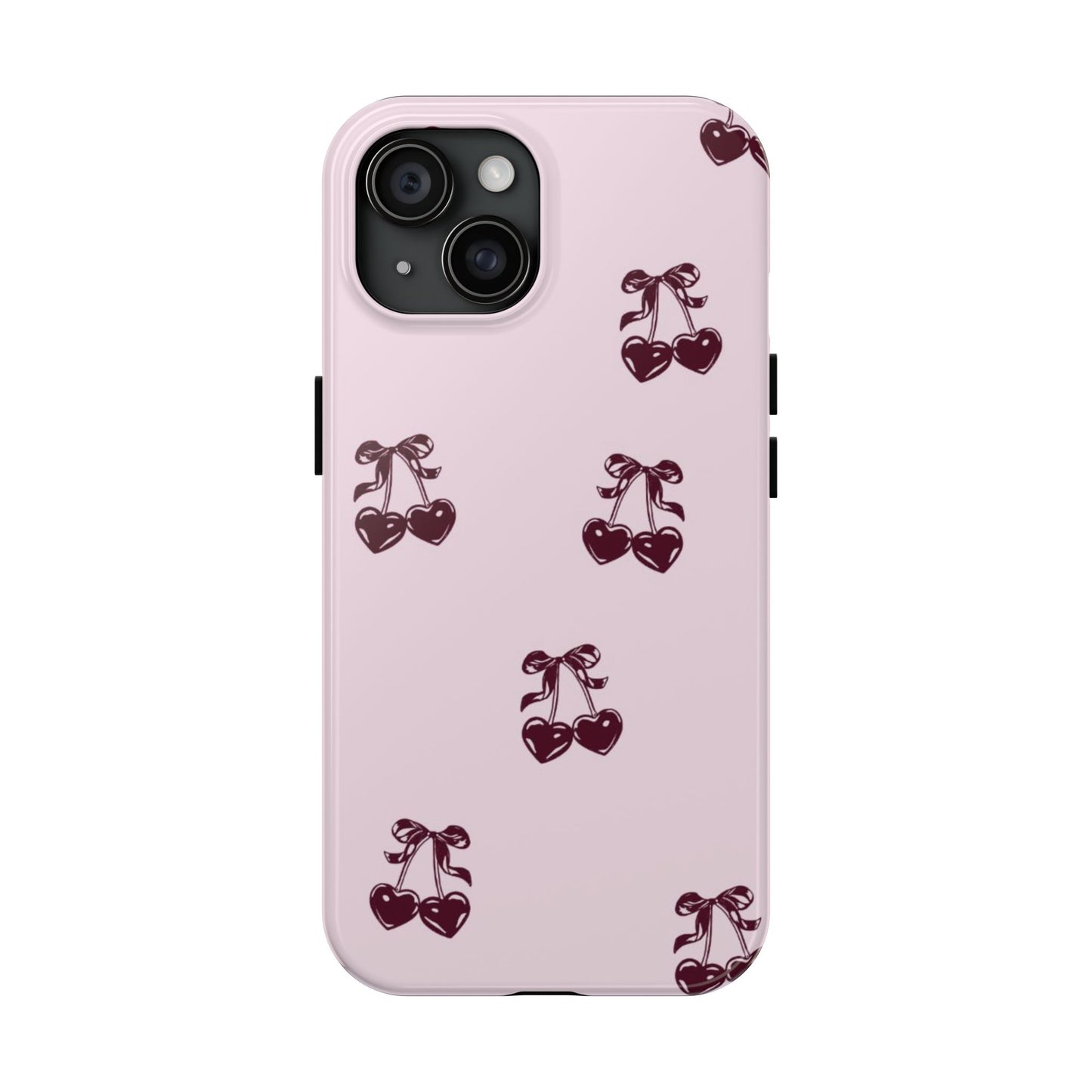 Heart Cherries iPhone Case