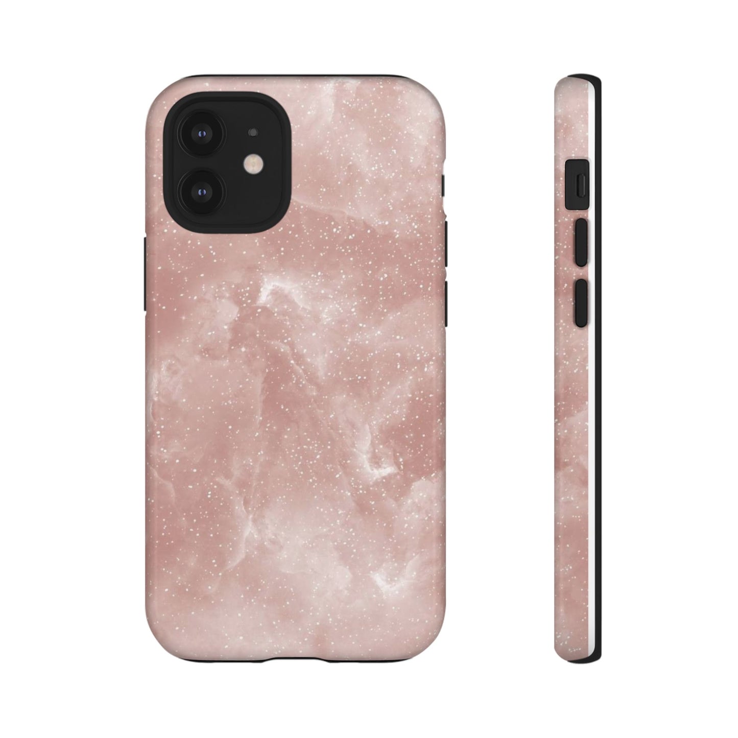 Rose Quartz Glitter iPhone Case