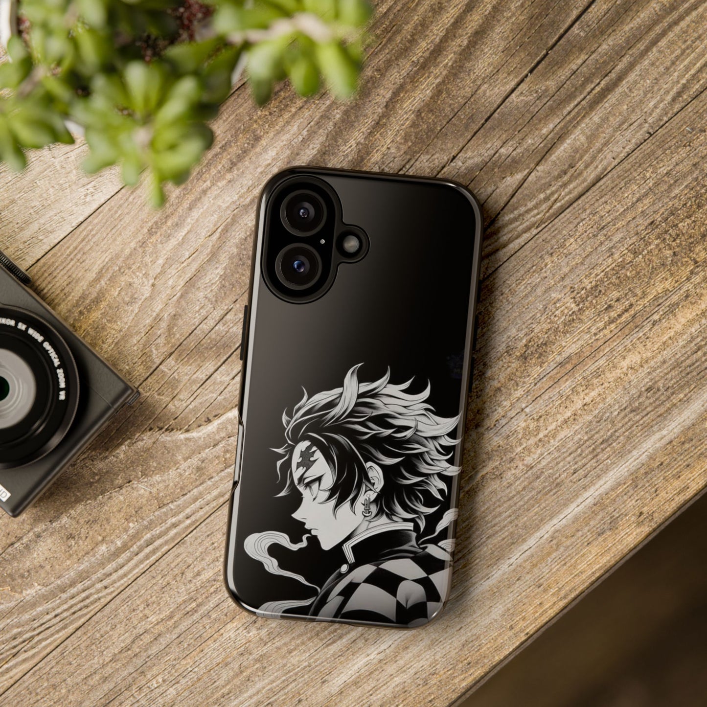 Black Kamado Tanjiro Phone Case