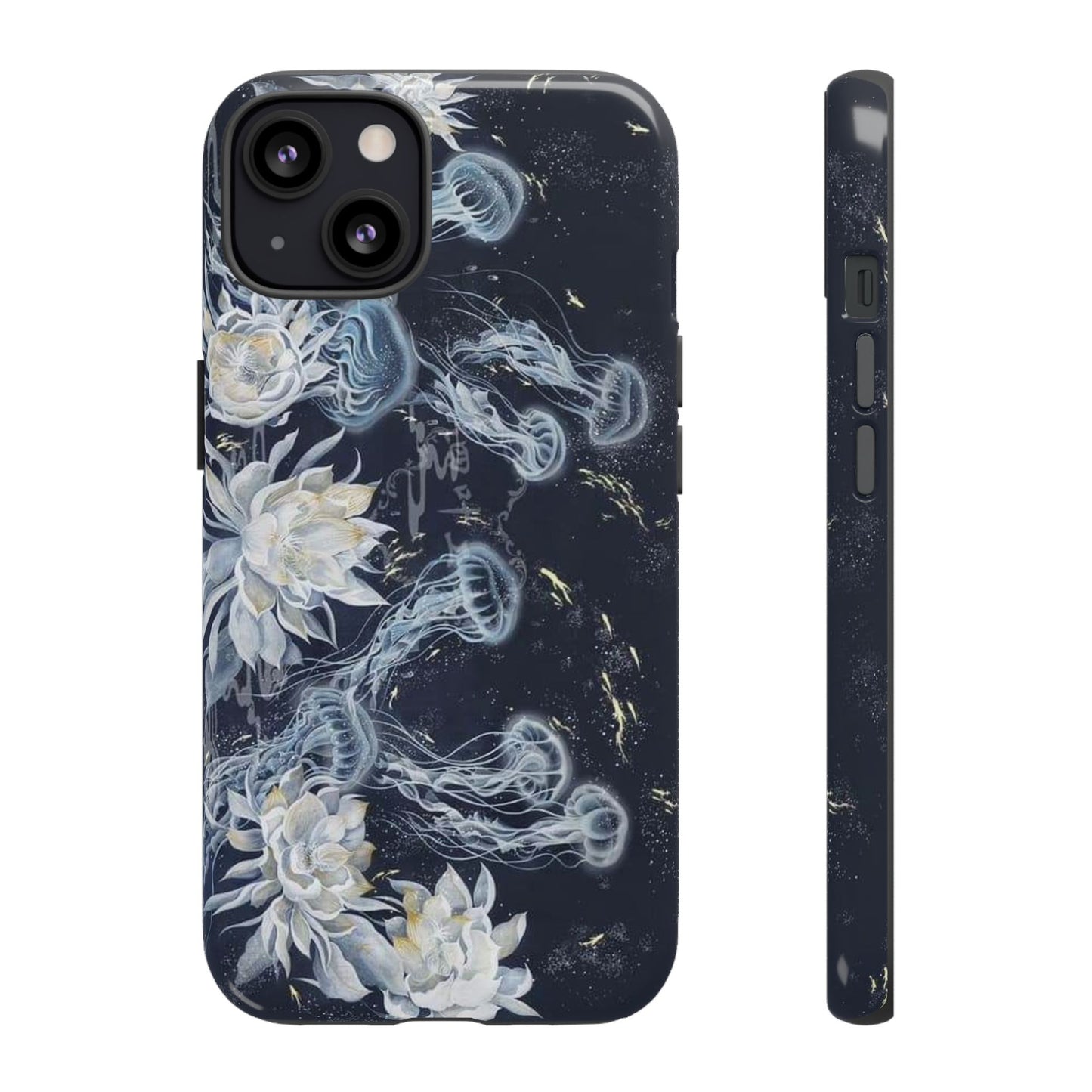 Jellyfish & Lily iPhone Case